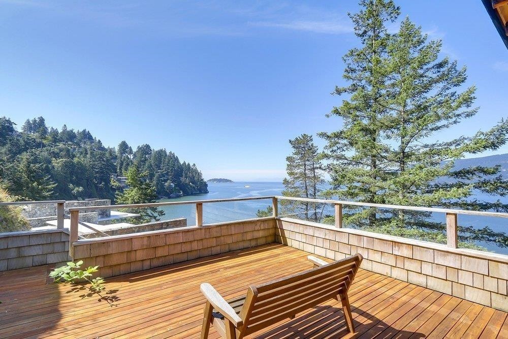 6648 Marine Drive, West Vancouver, BC - Outdoor With Body Of Water With Deck Patio Veranda With View