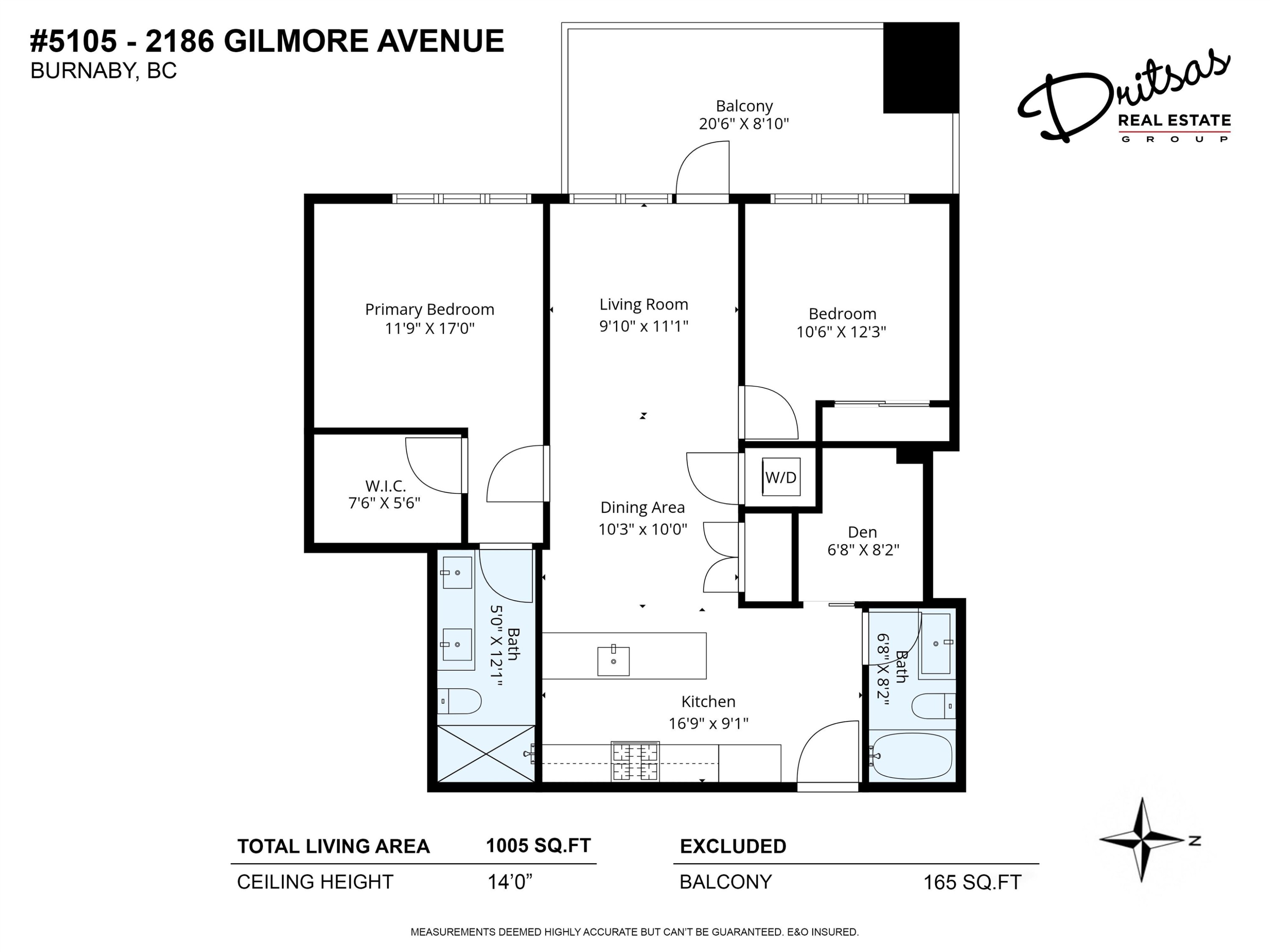 5105-2186 Gilmore Avenue, Burnaby, BC