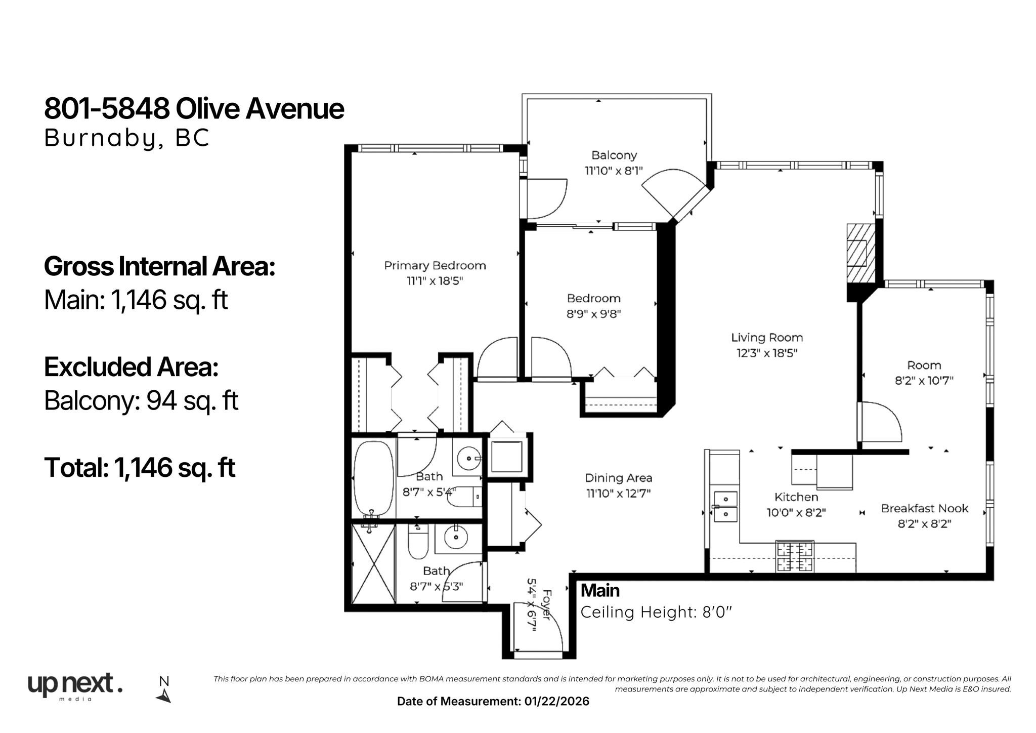 801-5848 Olive Avenue, Burnaby, BC