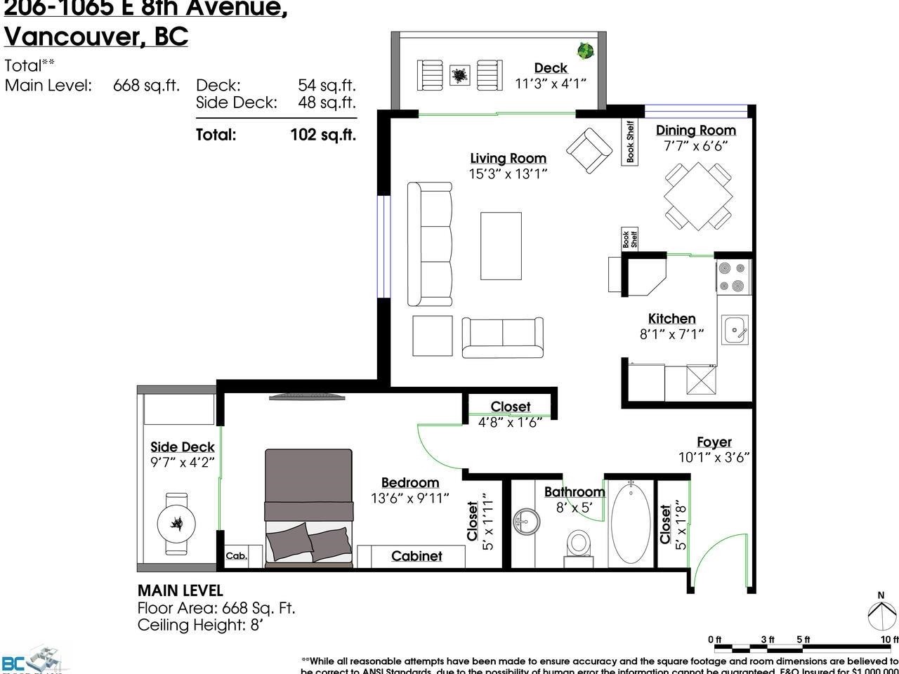 206-1065 8Th Avenue E, Vancouver, BC