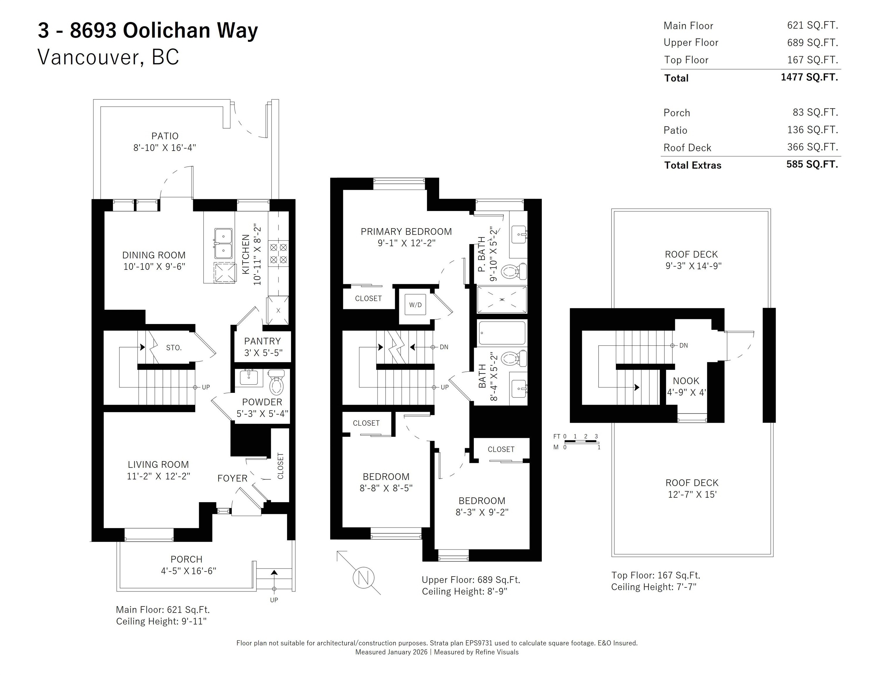 3-8693 Oolichan Way, Vancouver, BC