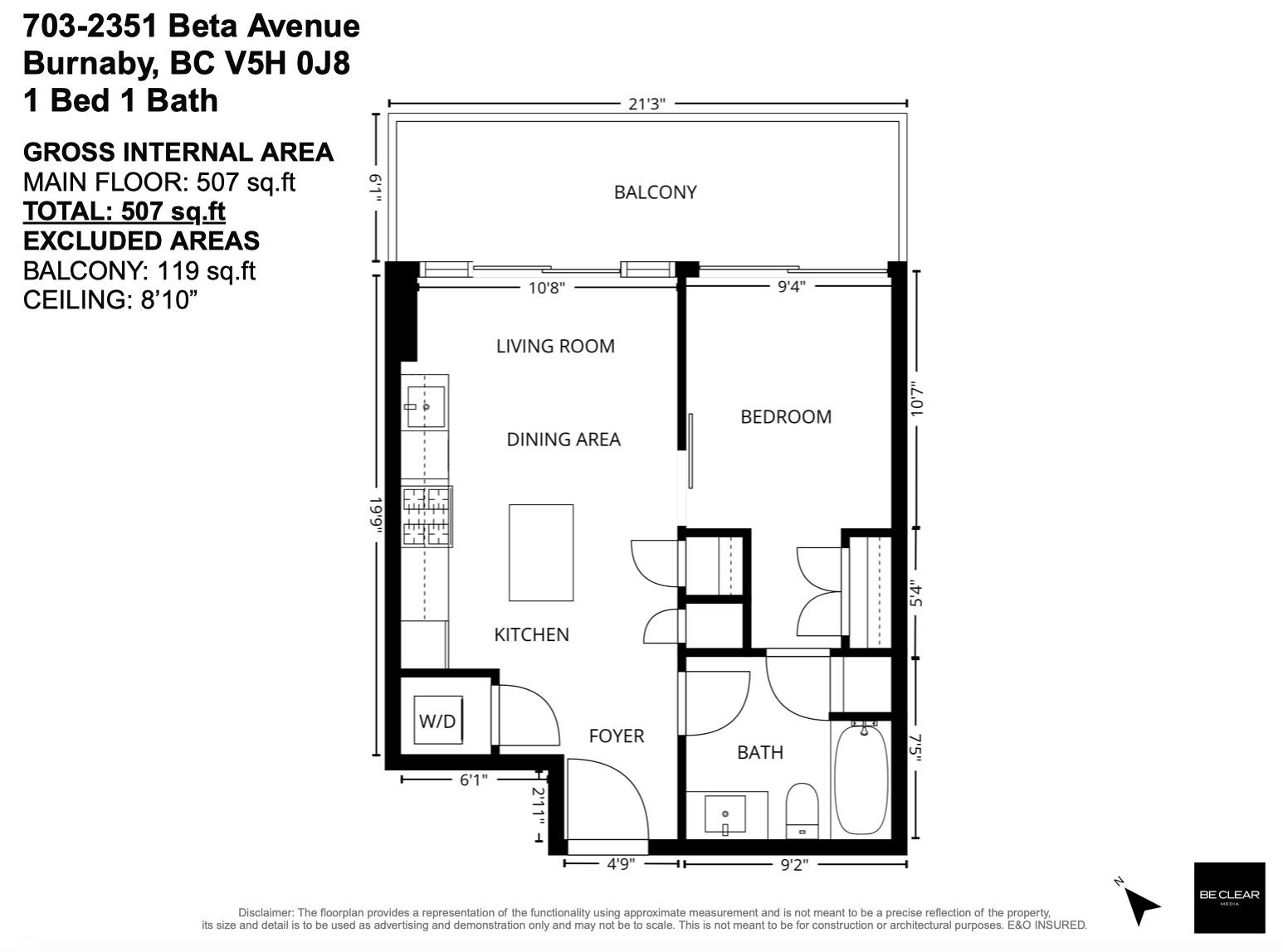 703-2351 Beta Avenue, Burnaby, BC