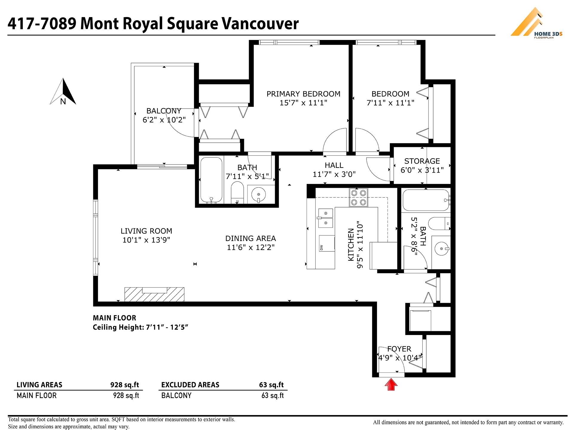 417-7089 Mont Royal Square, Vancouver, BC