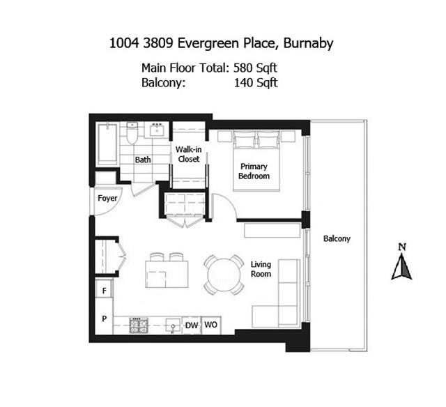 1004-3809 Evergreen Place, Burnaby, BC