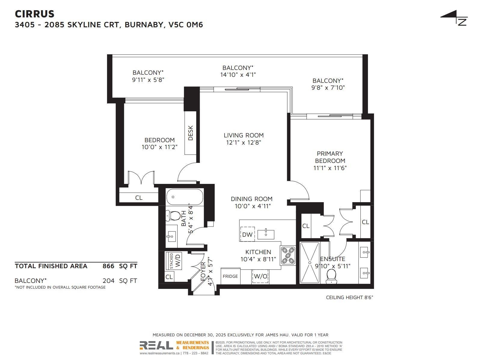 3405-2085 Skyline Court, Burnaby, BC