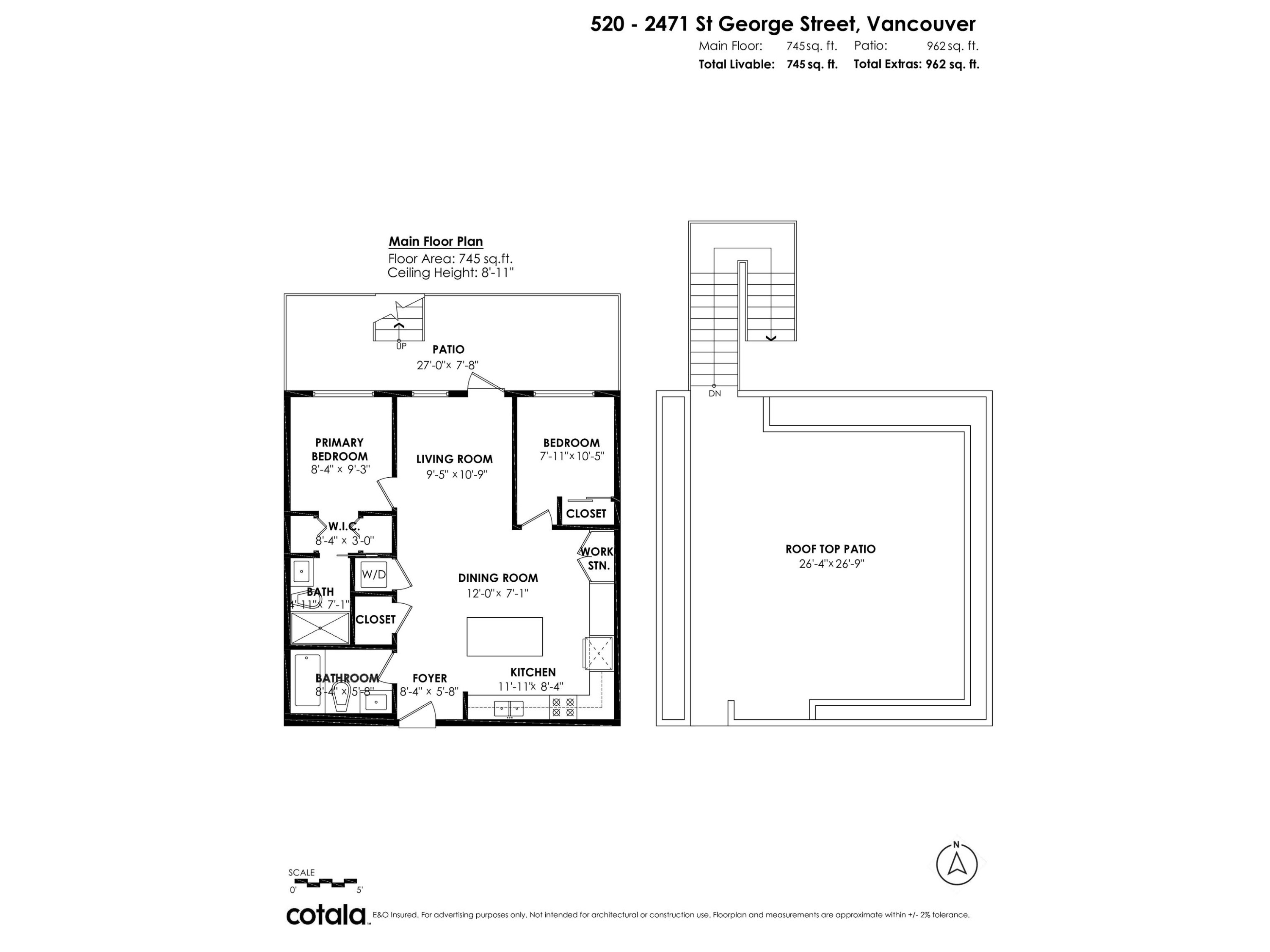 520-2471 St George Street, Vancouver, BC