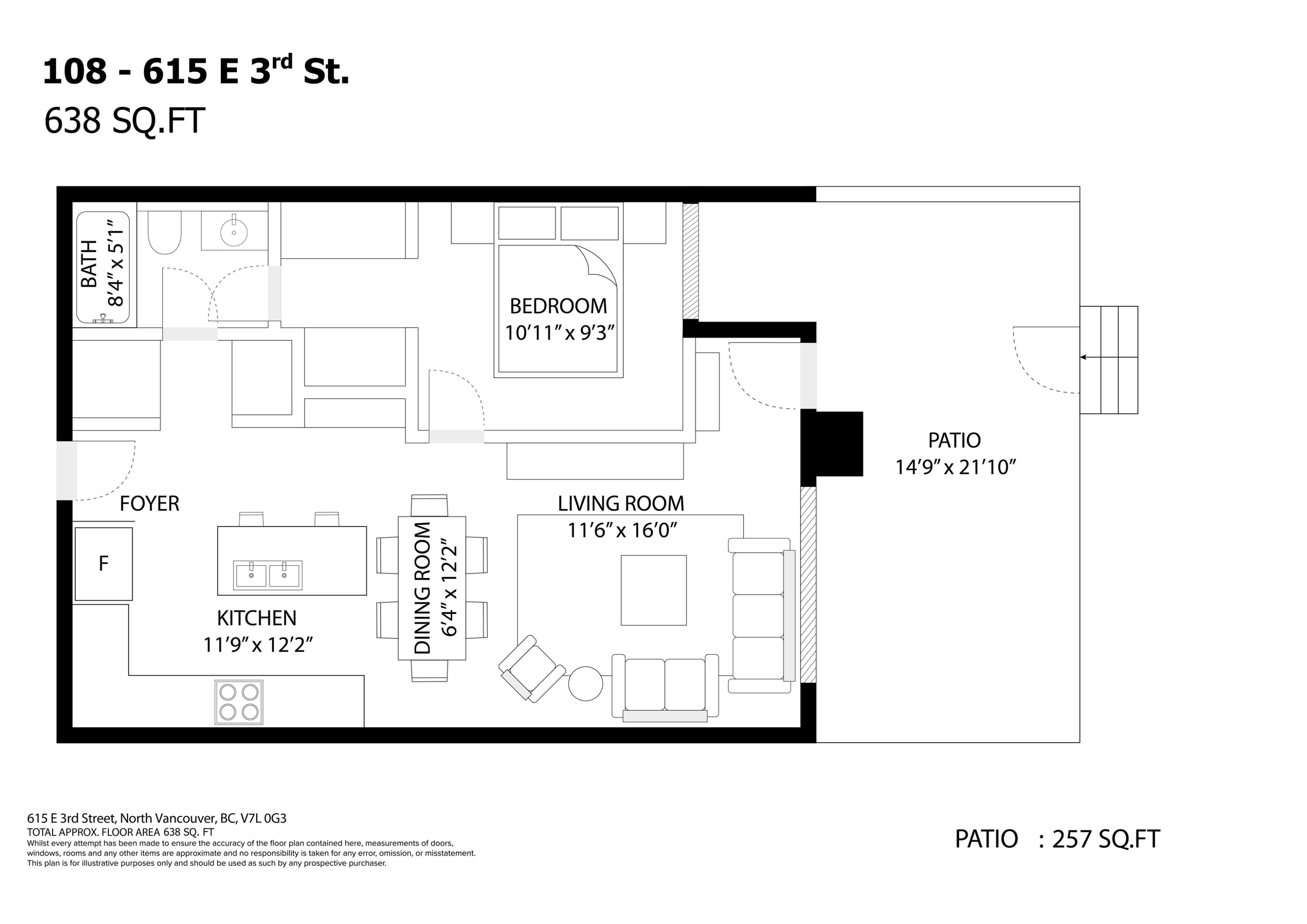 108-615 3Rd Street E, North Vancouver, BC