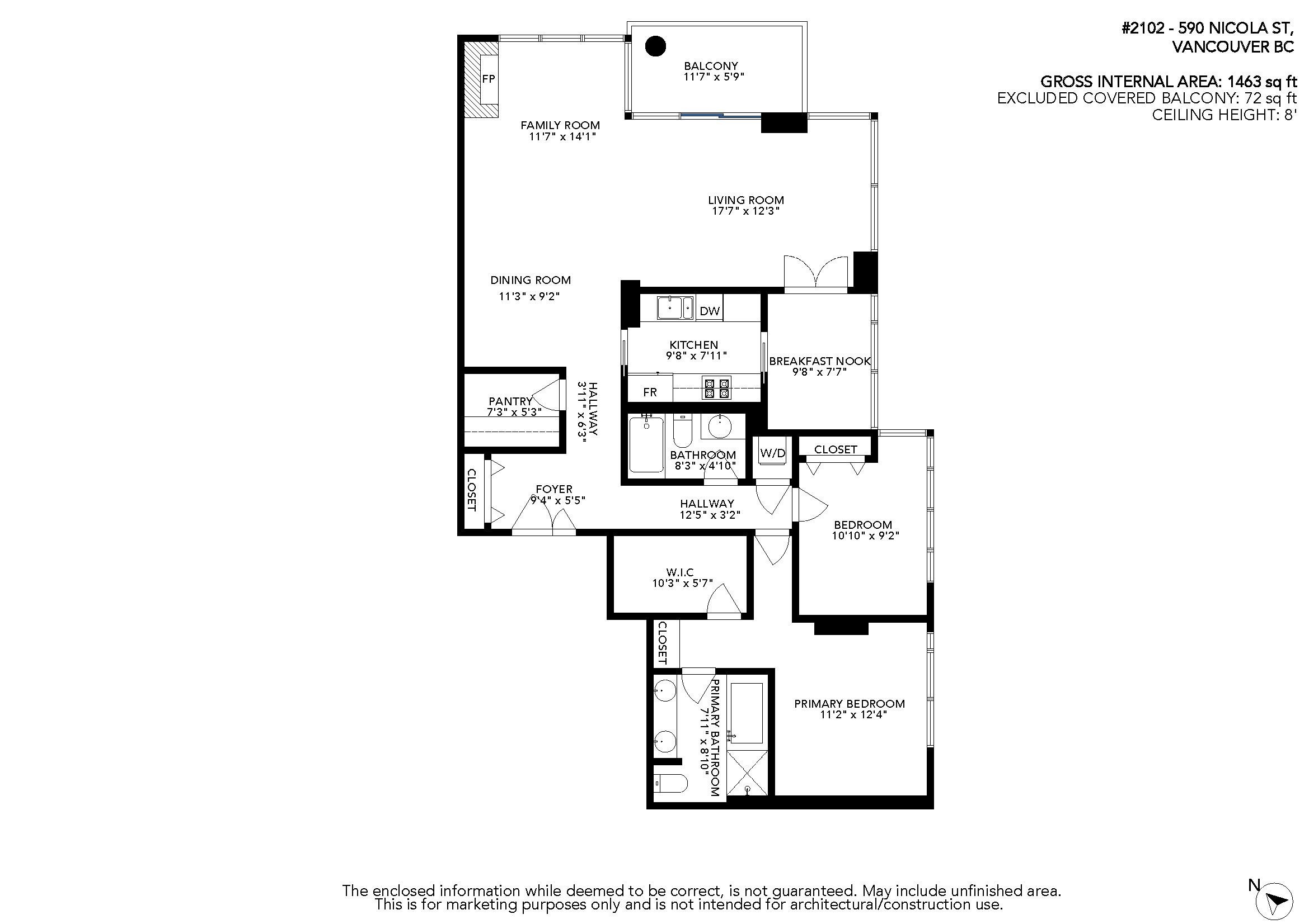 2102-590 Nicola Street, Vancouver, BC