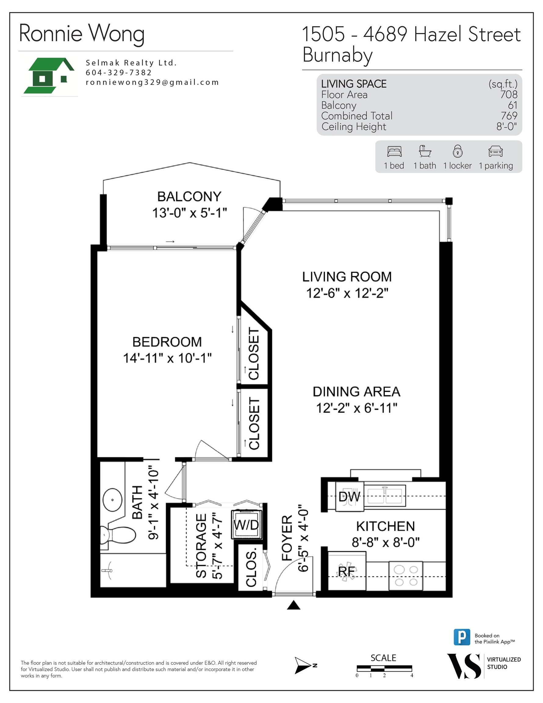 1505-4689 Hazel Street, Burnaby, BC