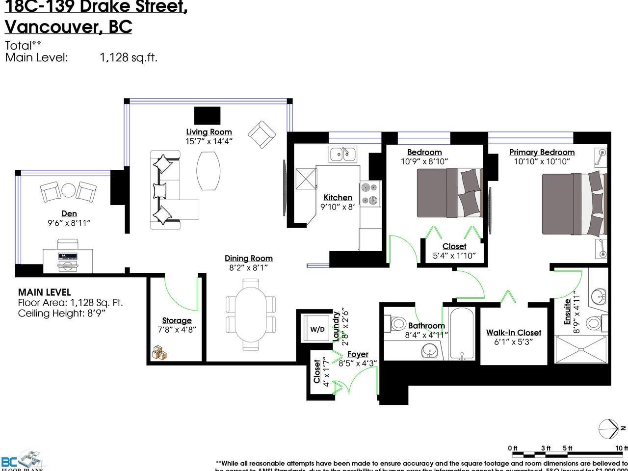 18C-139 Drake Street, Vancouver, BC