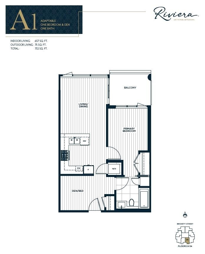 2504-4988 Bennett Street, Burnaby, BC