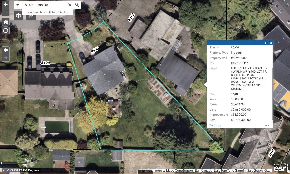 8140 Lucas Road, Richmond, BC