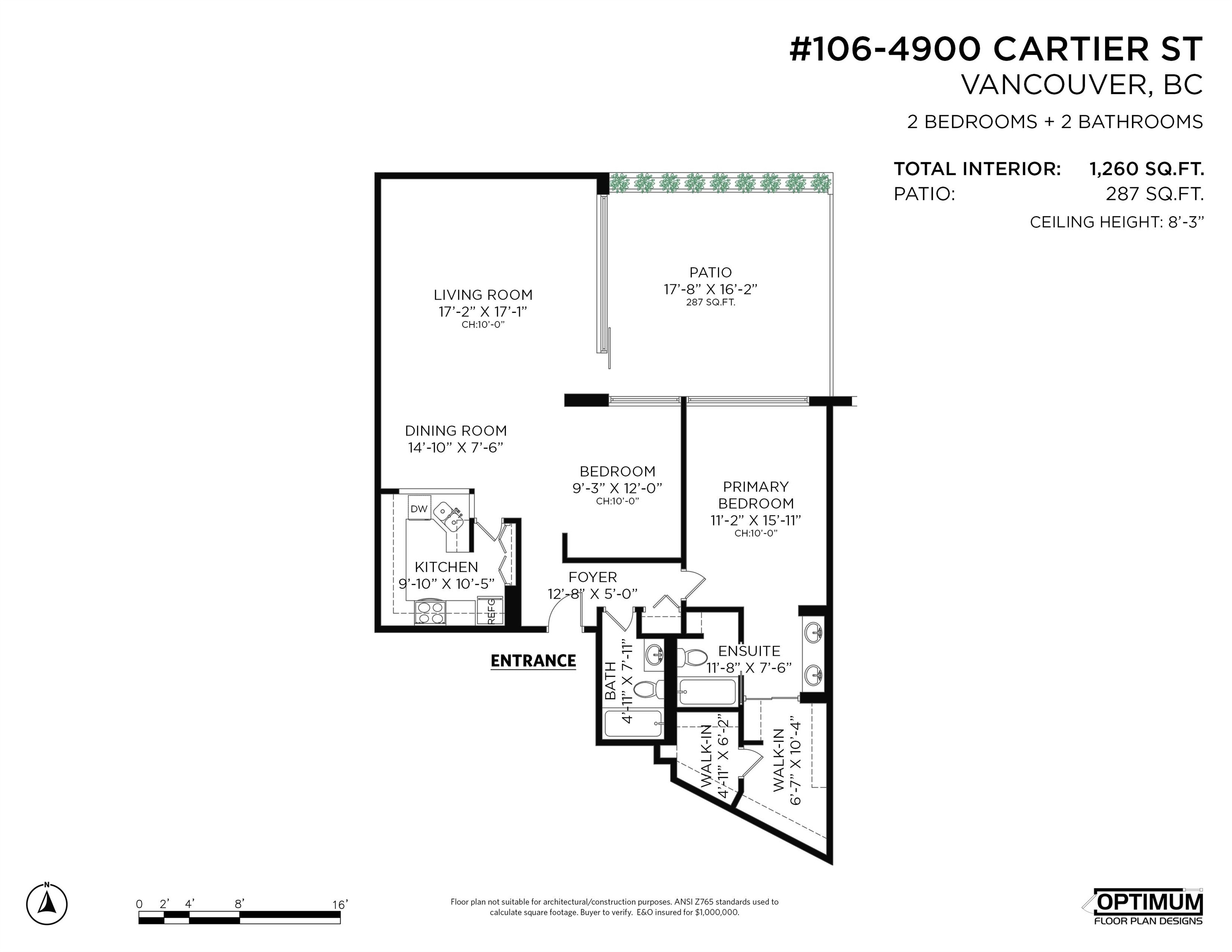 106-4900 Cartier Street, Vancouver, BC
