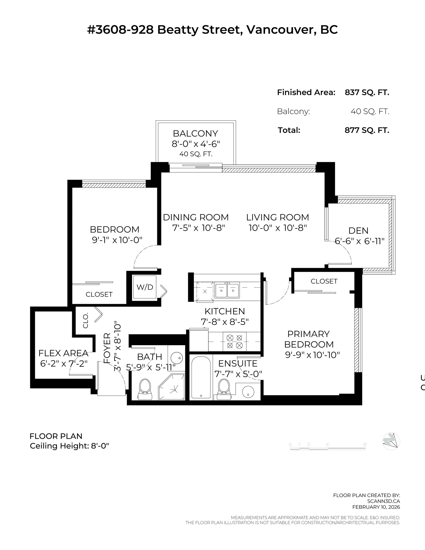 3608-928 Beatty Street, Vancouver, BC