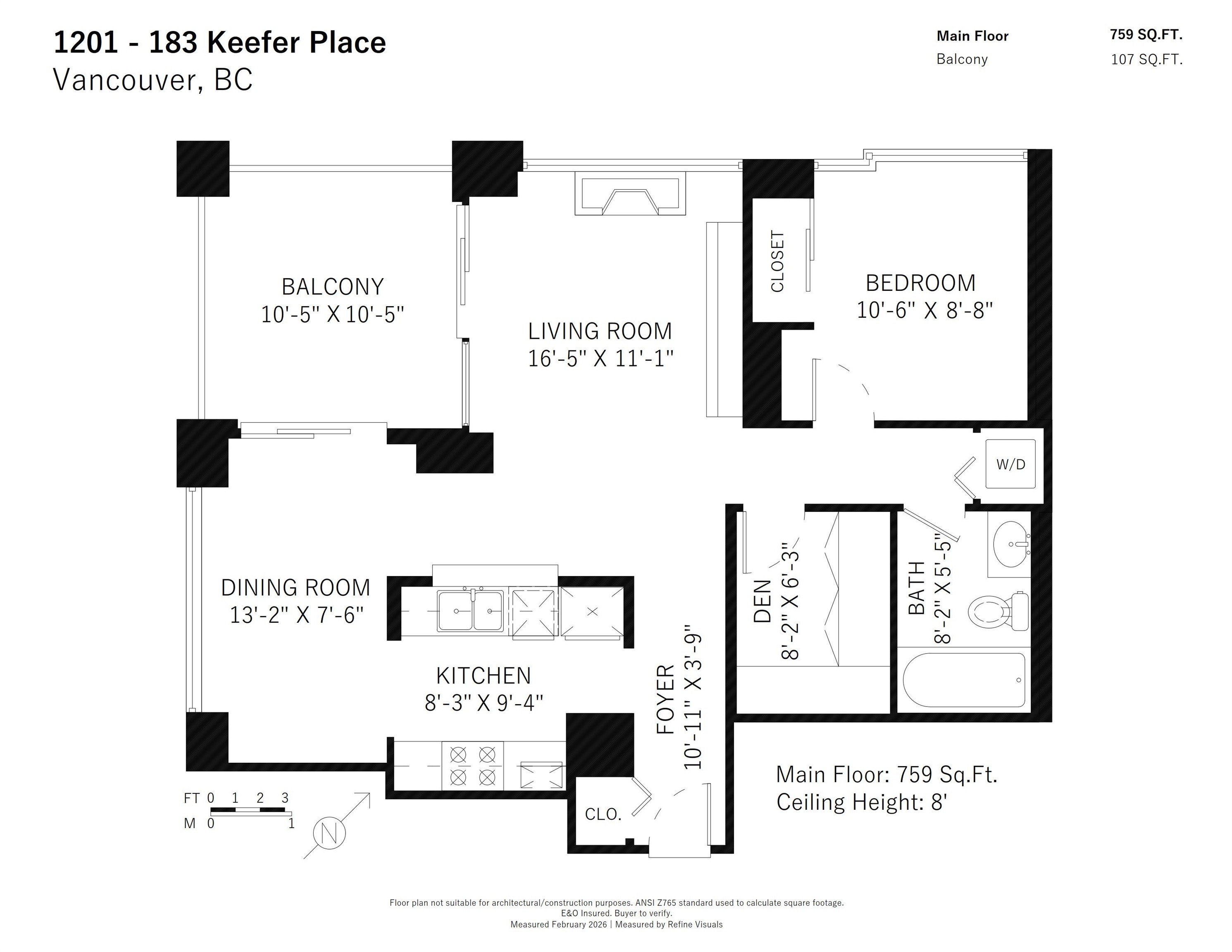 1201-183 Keefer Place, Vancouver, BC