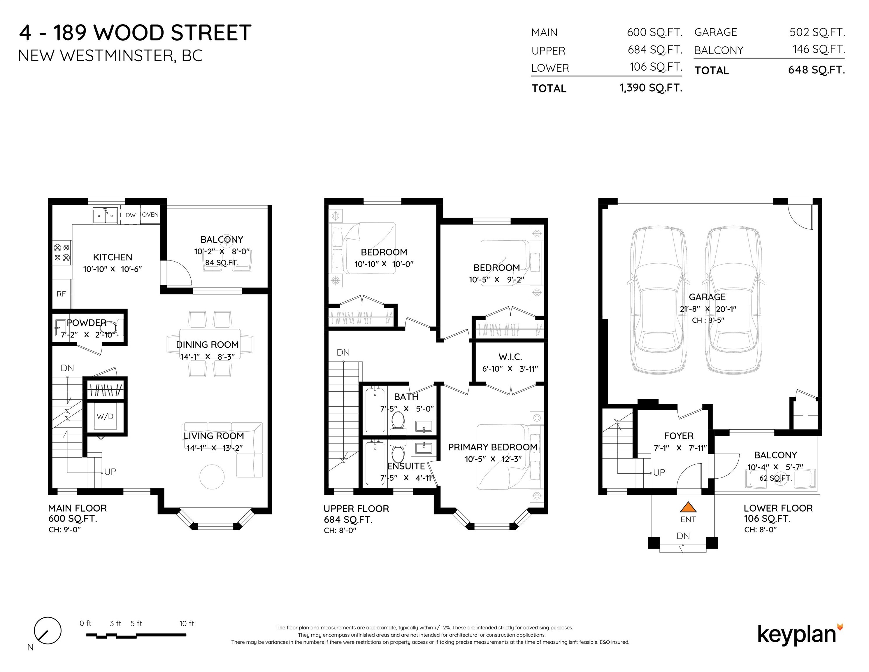 4-189 Wood Street, New Westminster, BC