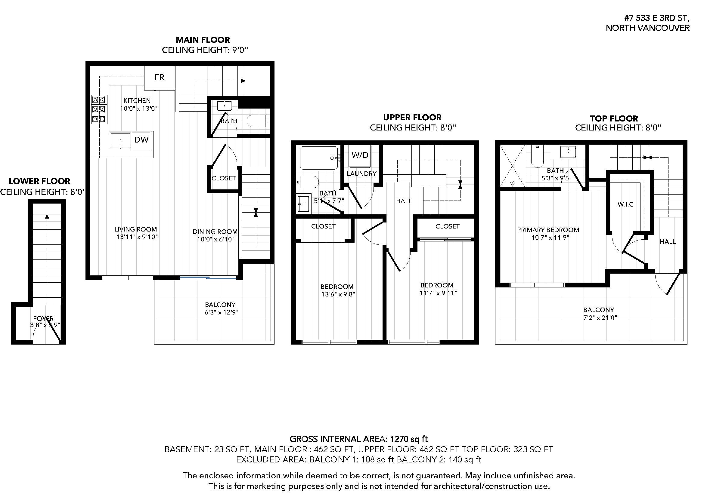 7-533 3Rd Street E, North Vancouver, BC