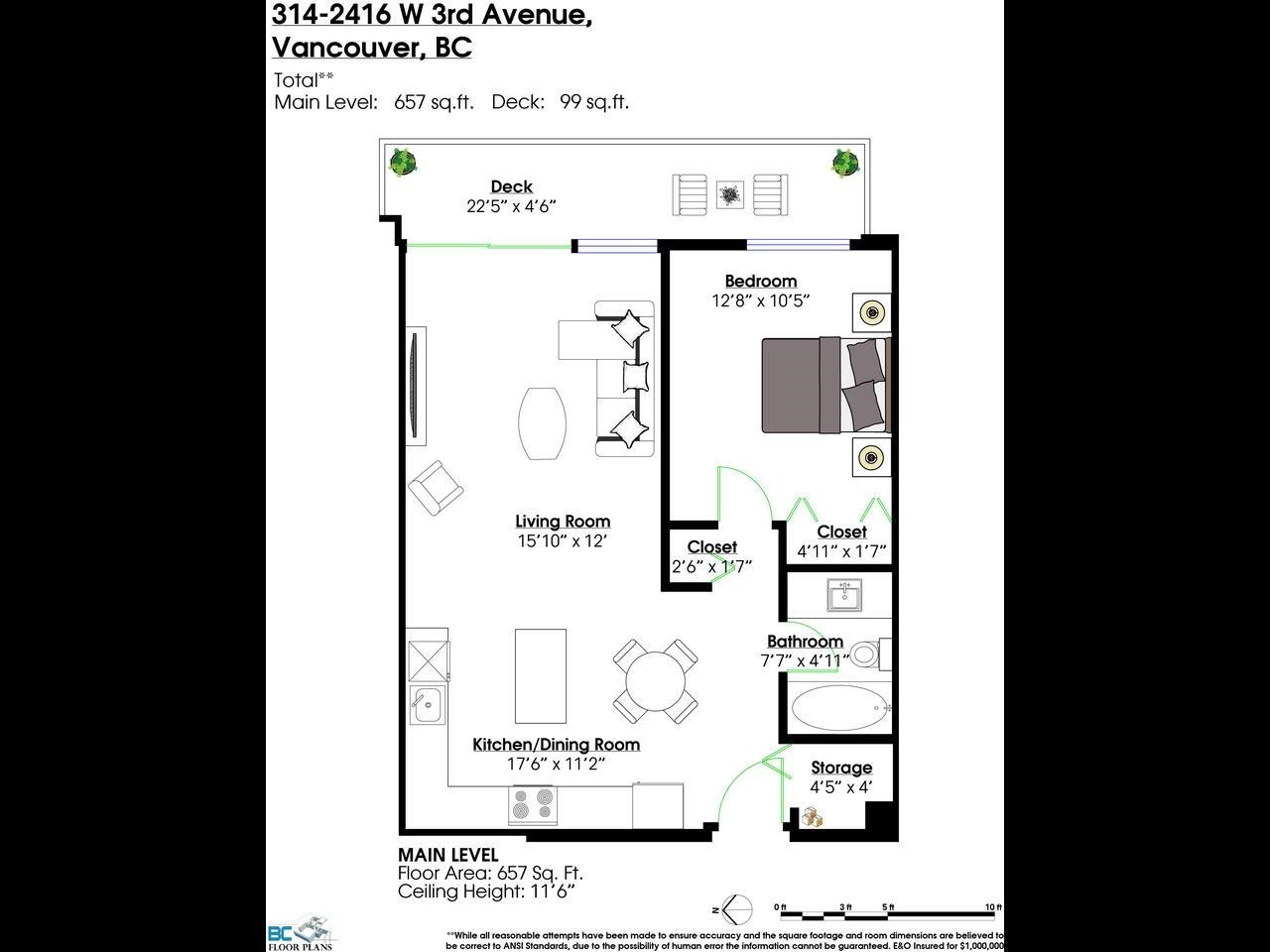 314-2416 3Rd Avenue W, Vancouver, BC