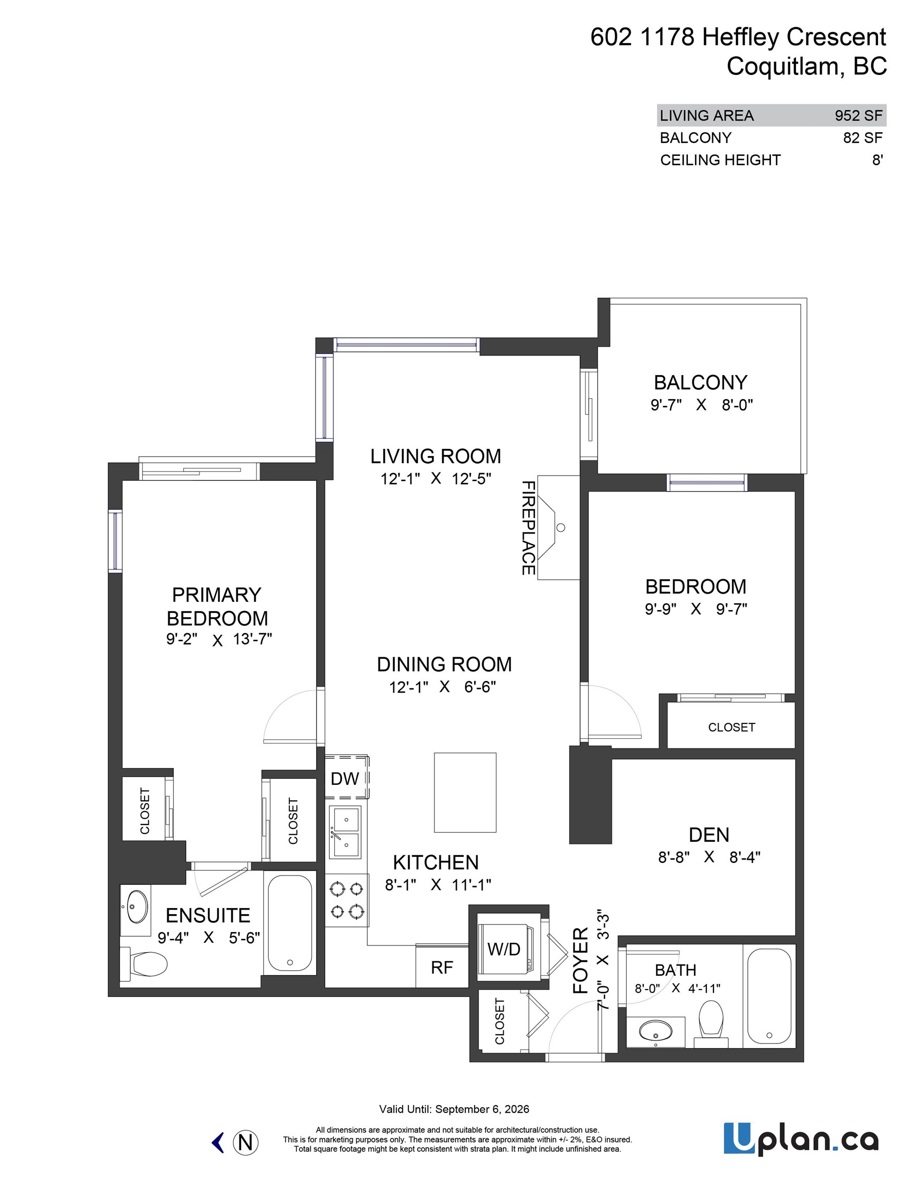 602-1178 Heffley Crescent, Coquitlam, BC