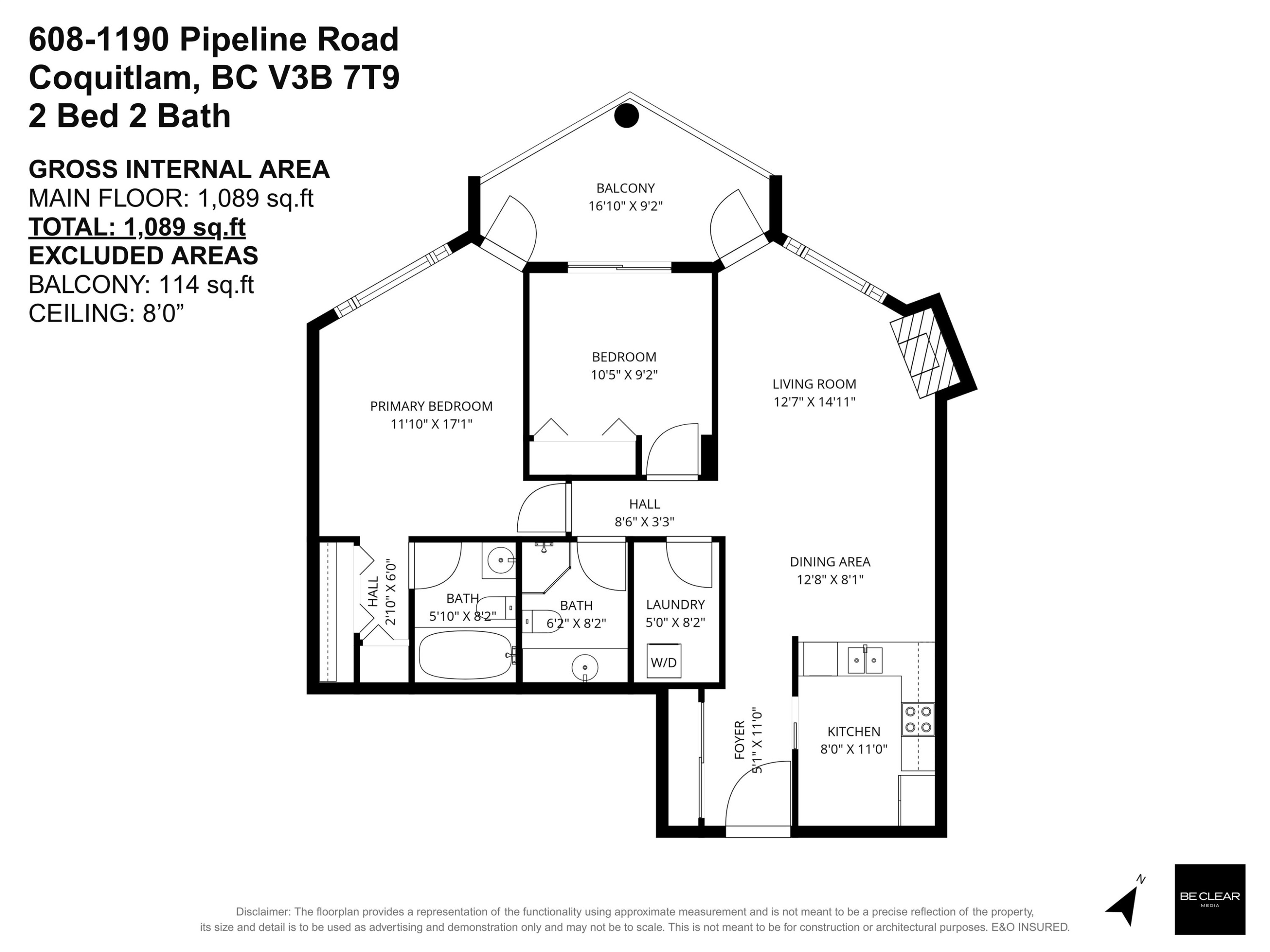 608-1190 Pipeline Road, Coquitlam, BC