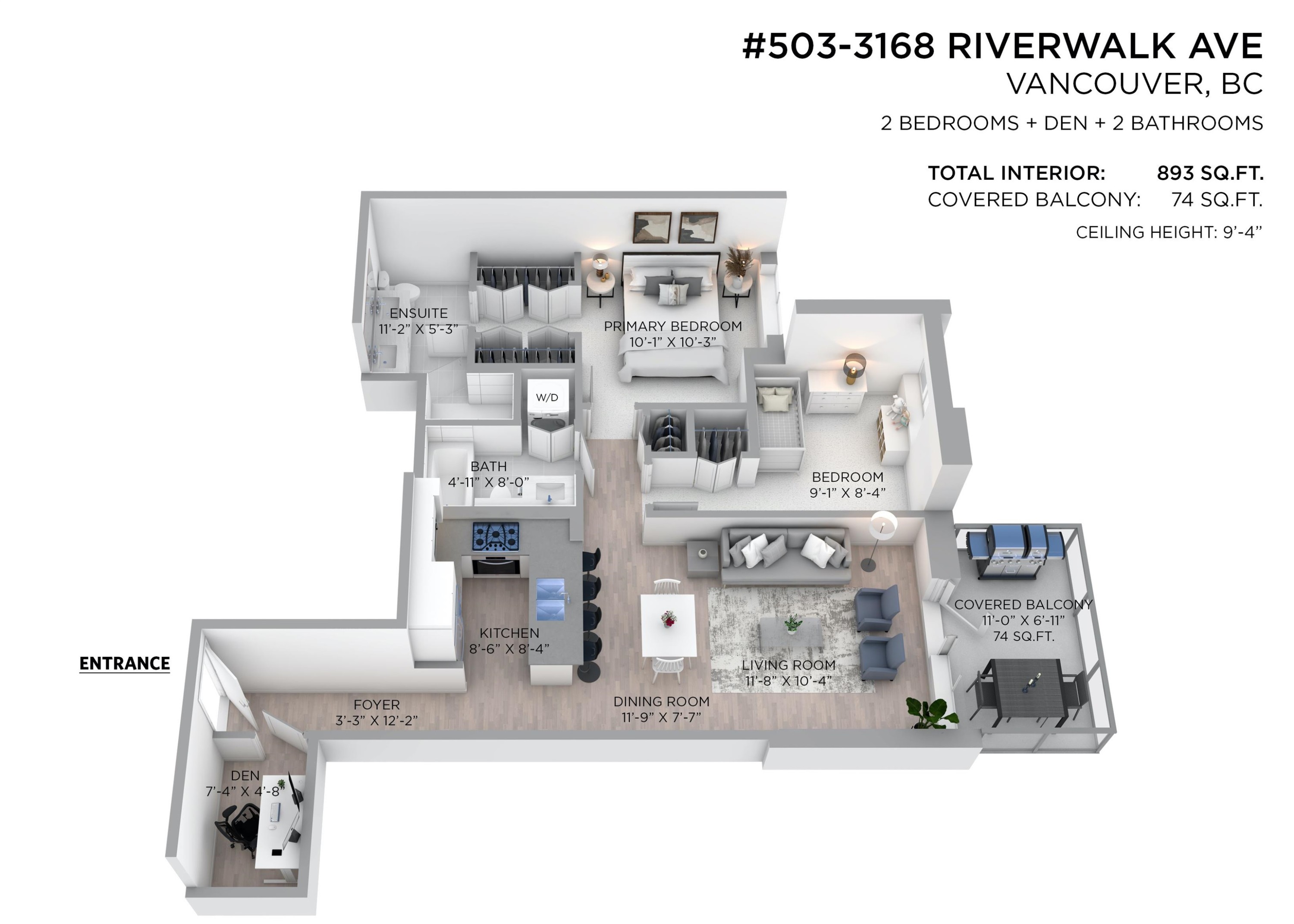 503-3168 Riverwalk Avenue, Vancouver, BC