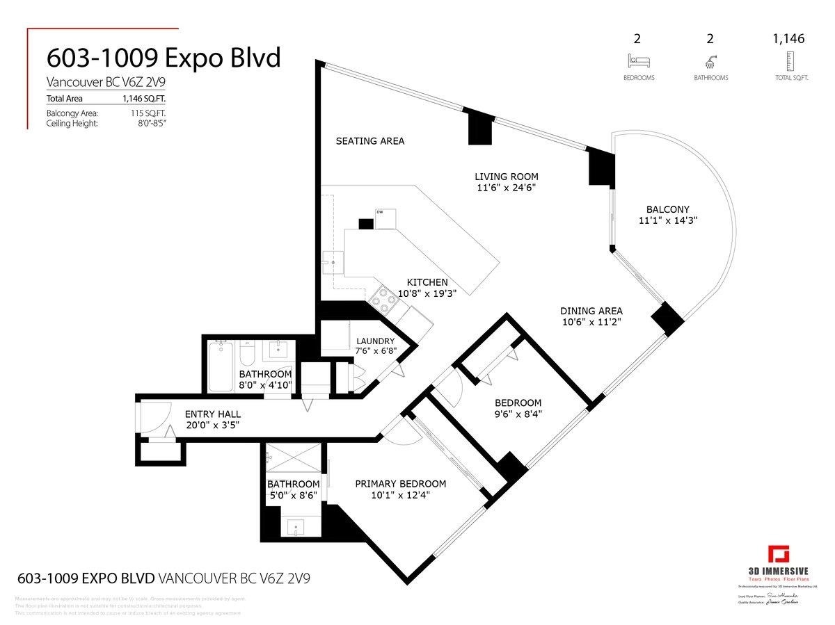 603-1009 Expo Boulevard, Vancouver, BC