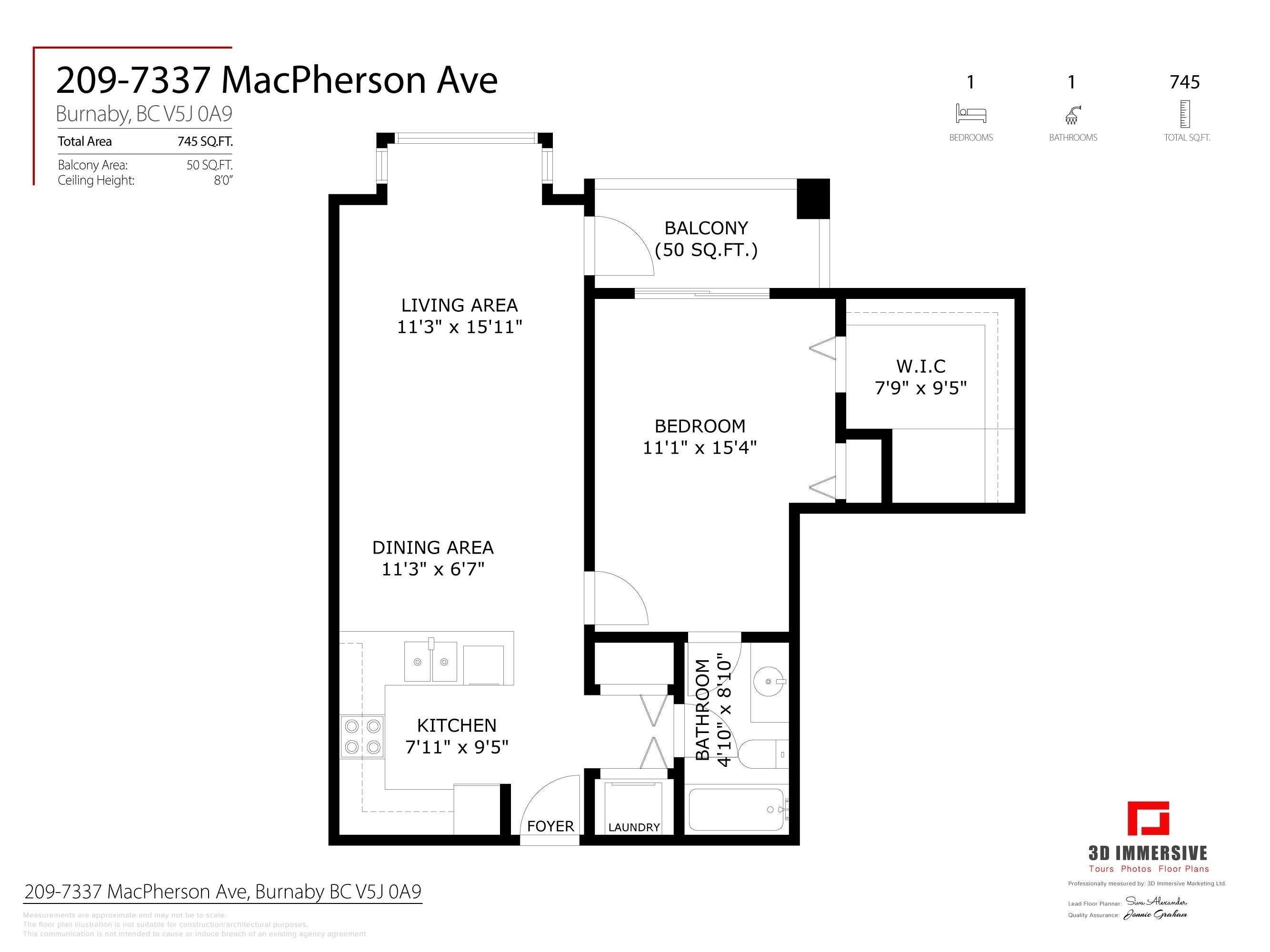 209-7337 Macpherson Avenue, Burnaby, BC