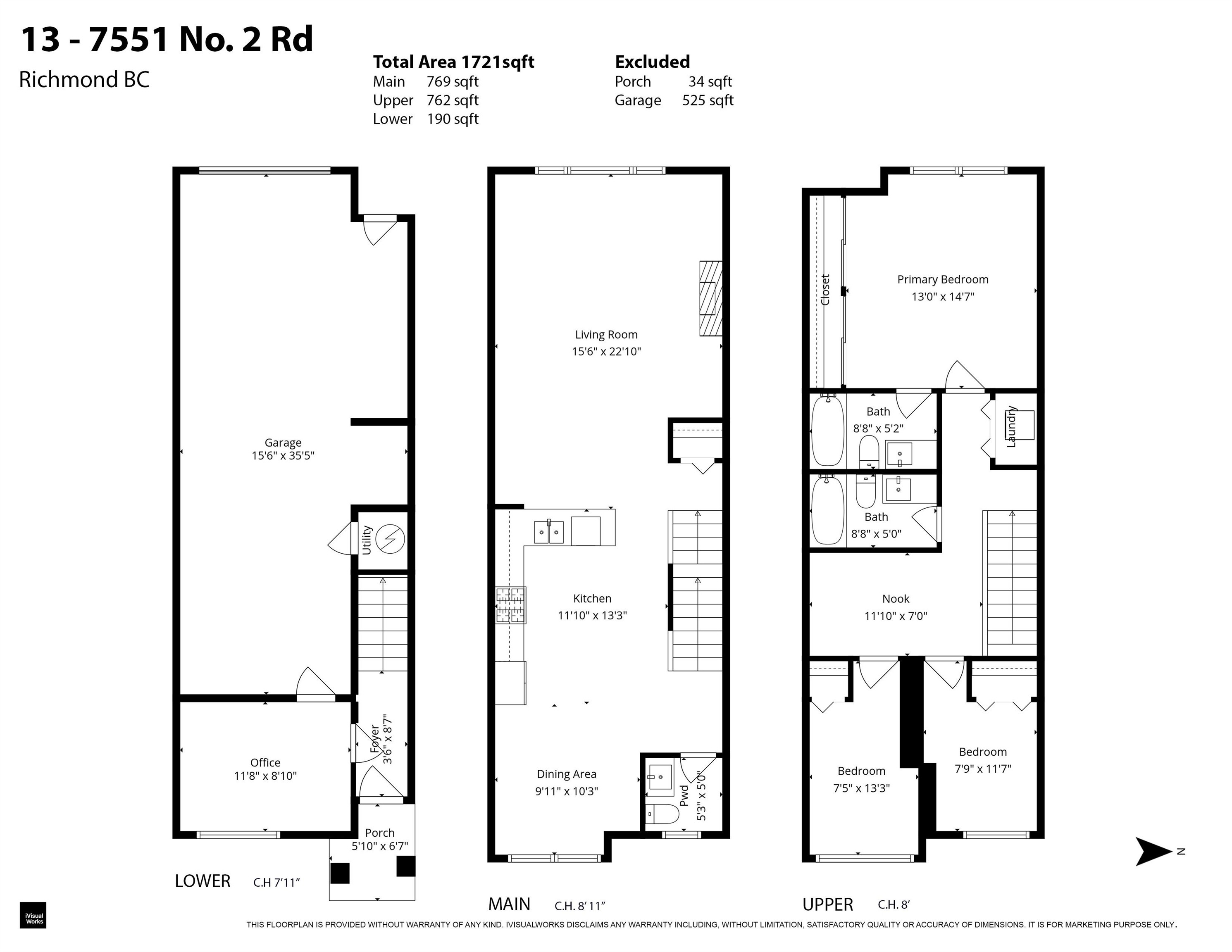 13-7551 No. 2 Road, Richmond, BC