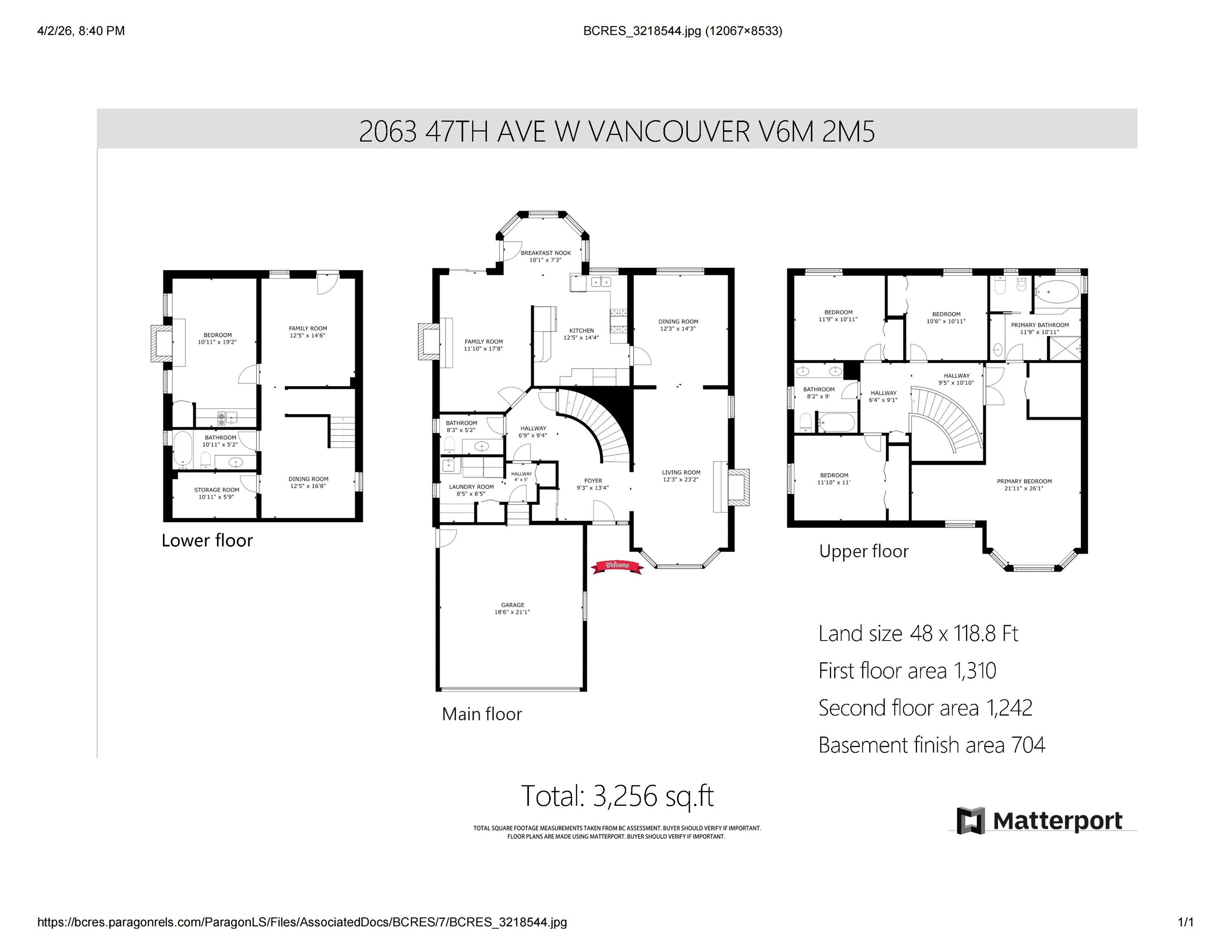 2063 47Th Avenue W, Vancouver, BC