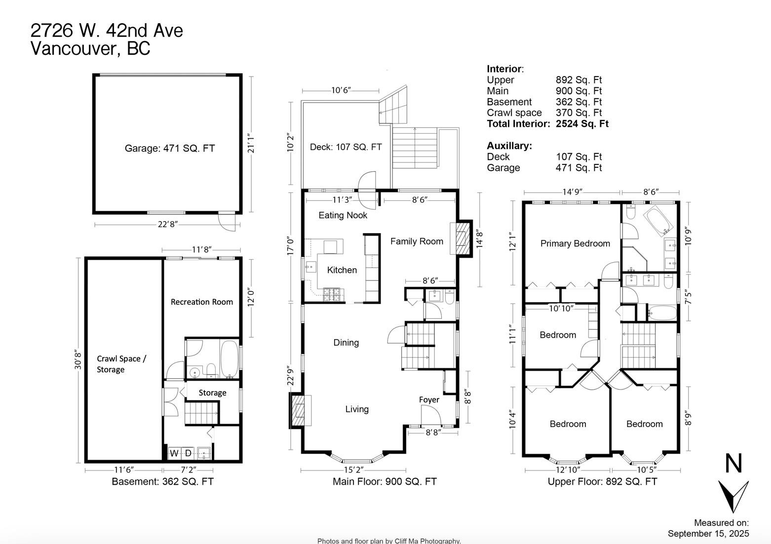 2726 42Nd Avenue W, Vancouver, BC