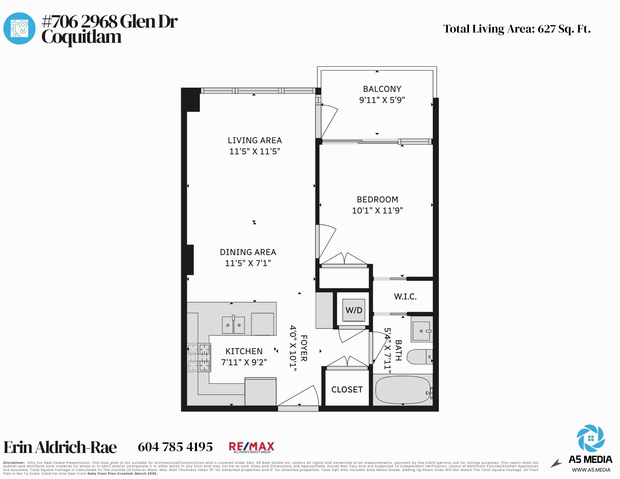 706-2968 Glen Drive, Coquitlam, BC