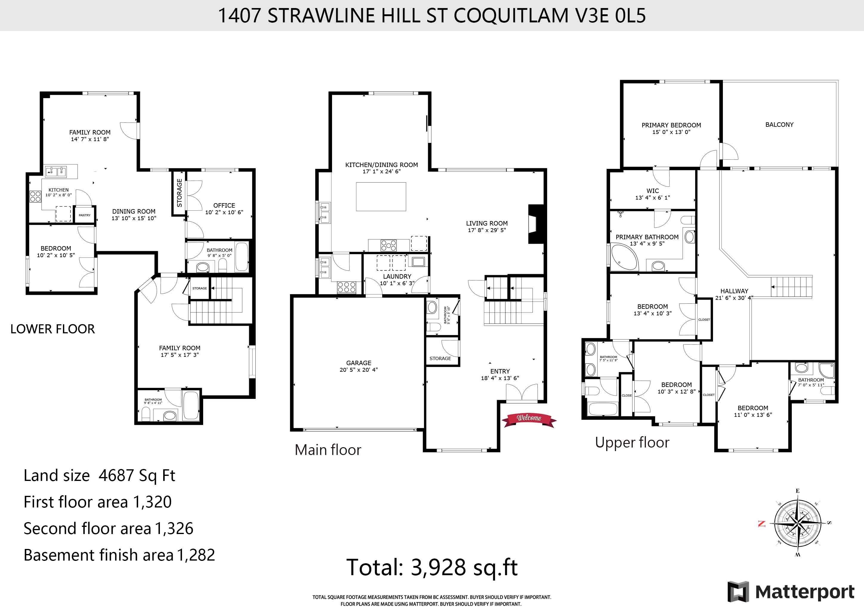 1407 Strawline Hill Street, Coquitlam, BC