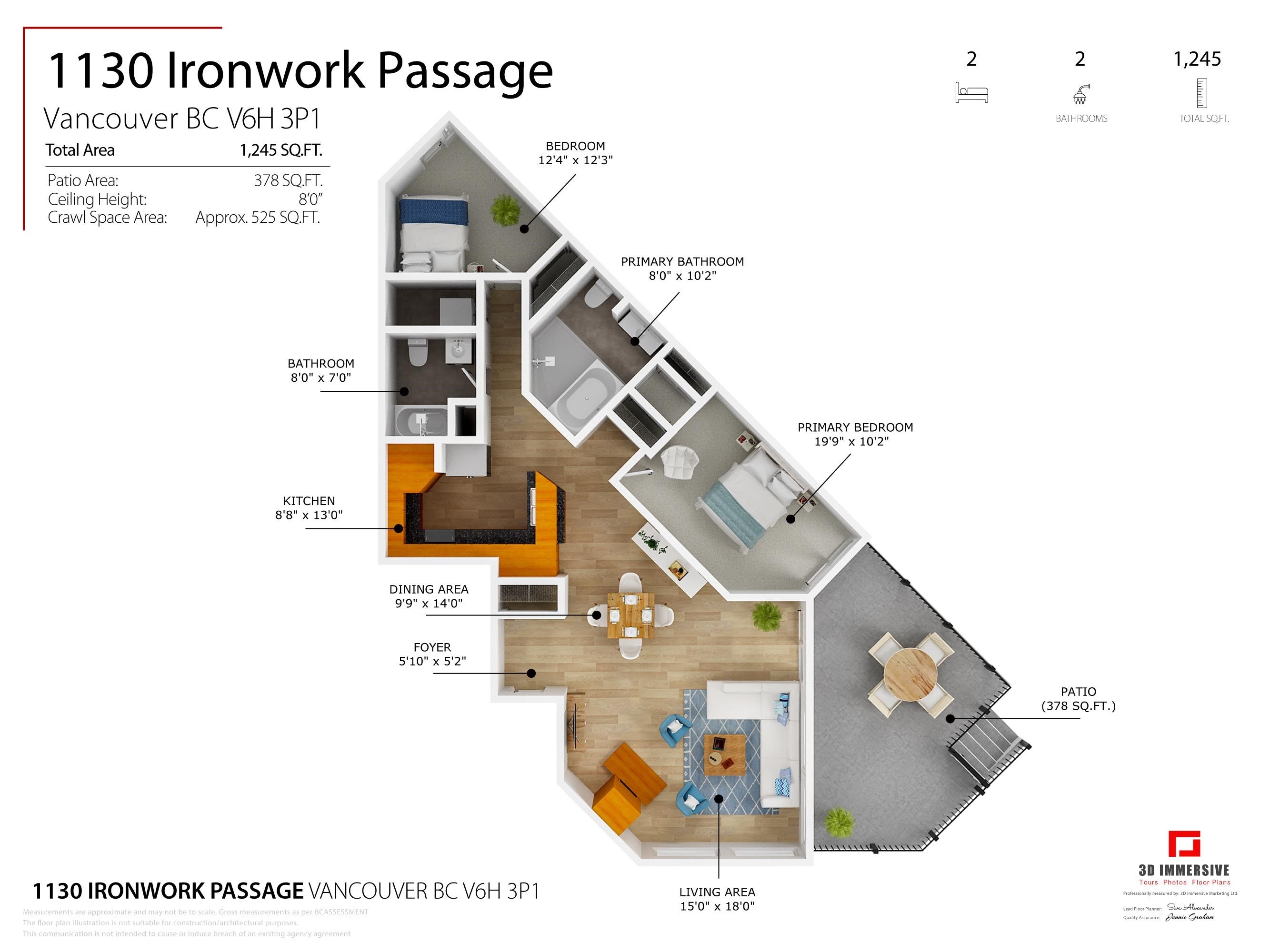 1130 Ironwork Passage, Vancouver, BC