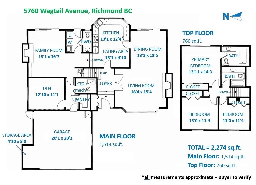 5760 Wagtail Avenue, Richmond, BC