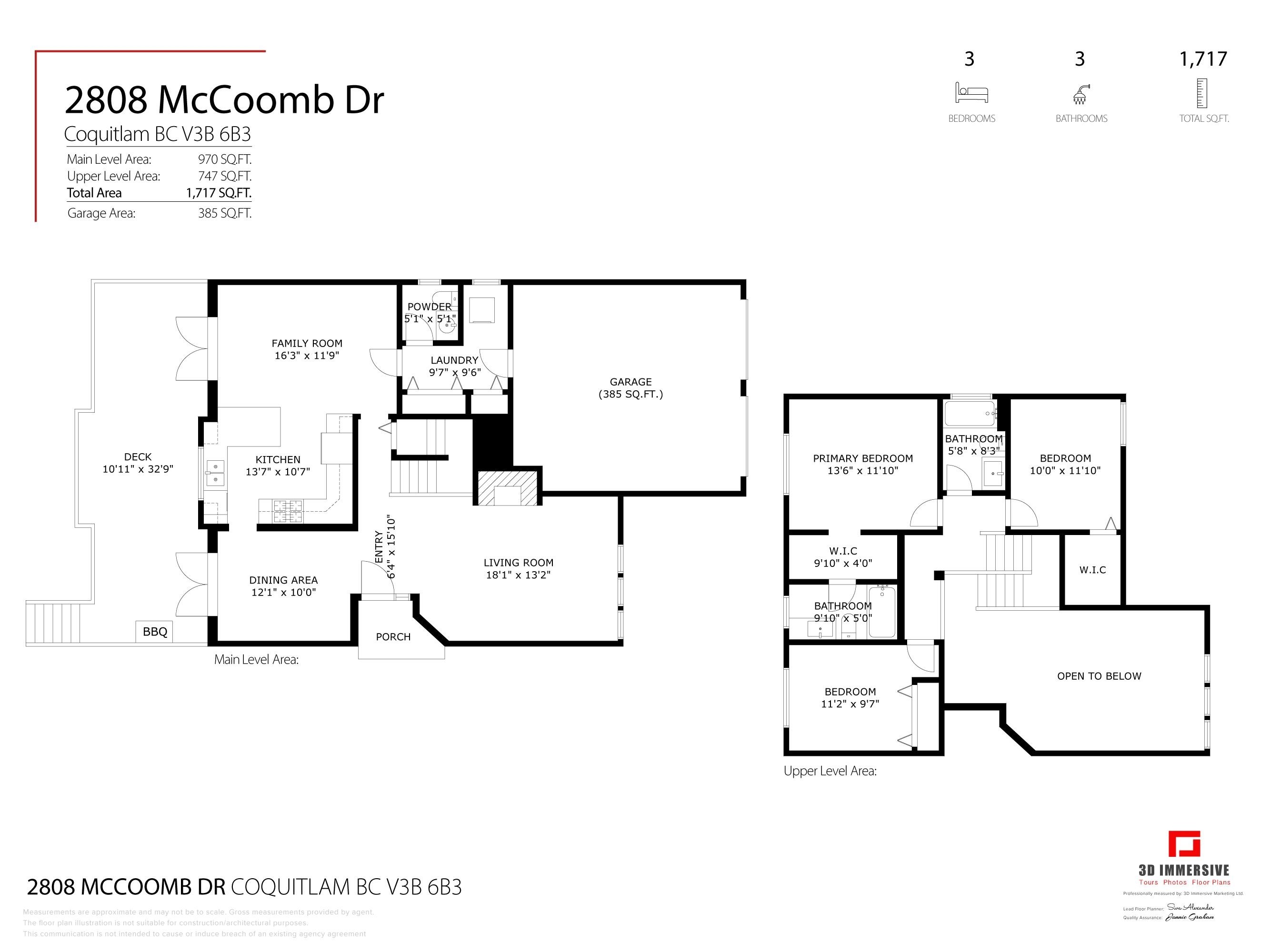 2808 Mccoomb Drive, Coquitlam, BC