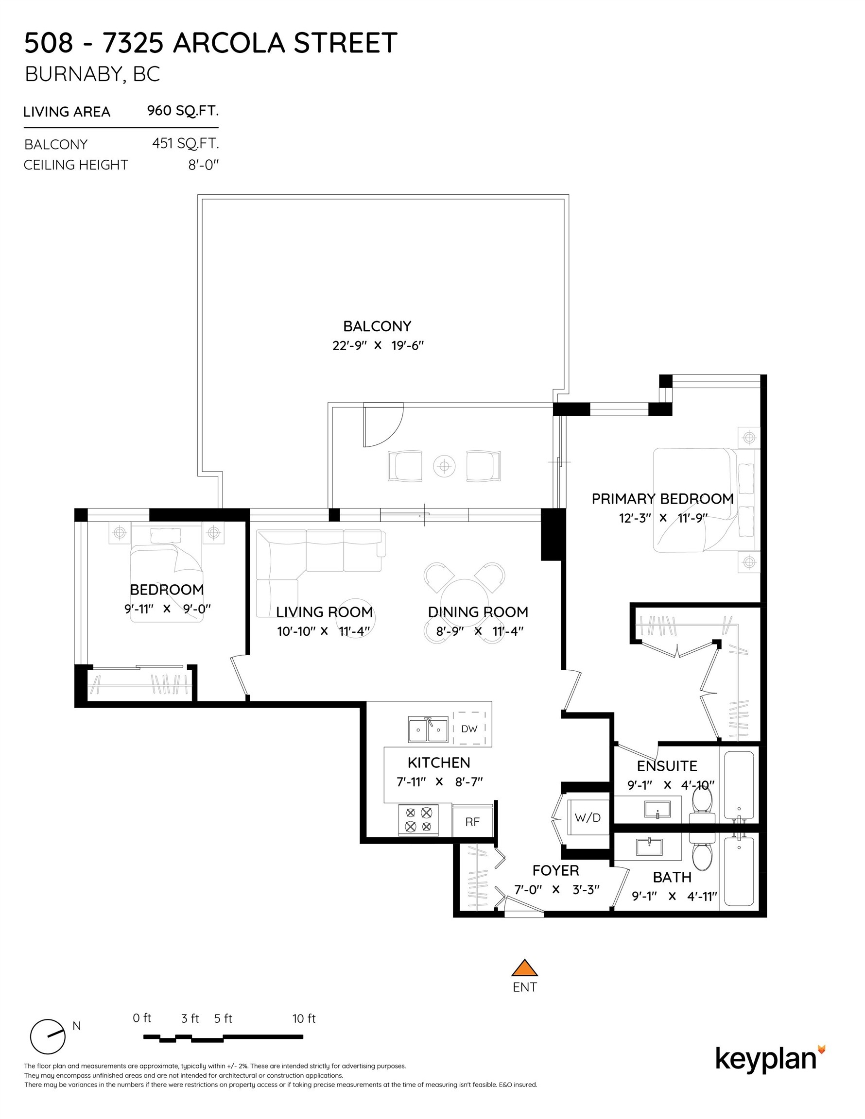 508-7325 Arcola Street, Burnaby, BC