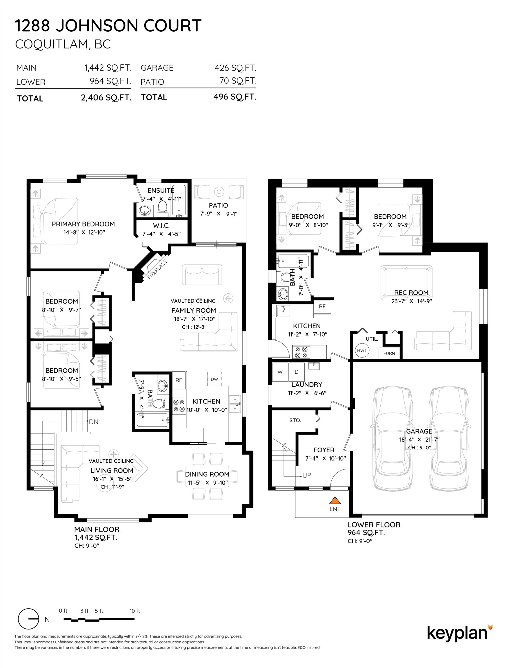 1288 Johnson Court, Coquitlam, BC