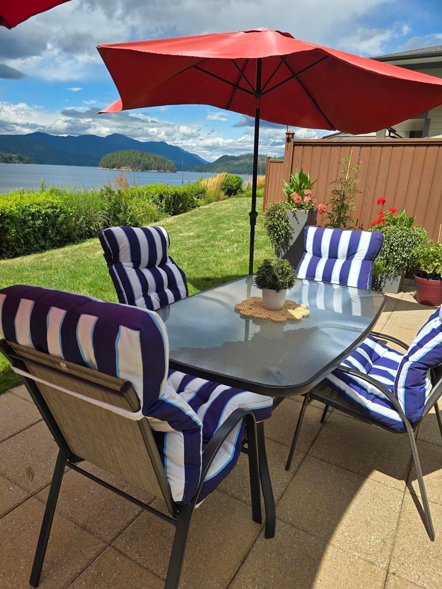 5915 Beachgate Lane, Sechelt, BC - Outdoor With Body Of Water With Deck Patio Veranda With View