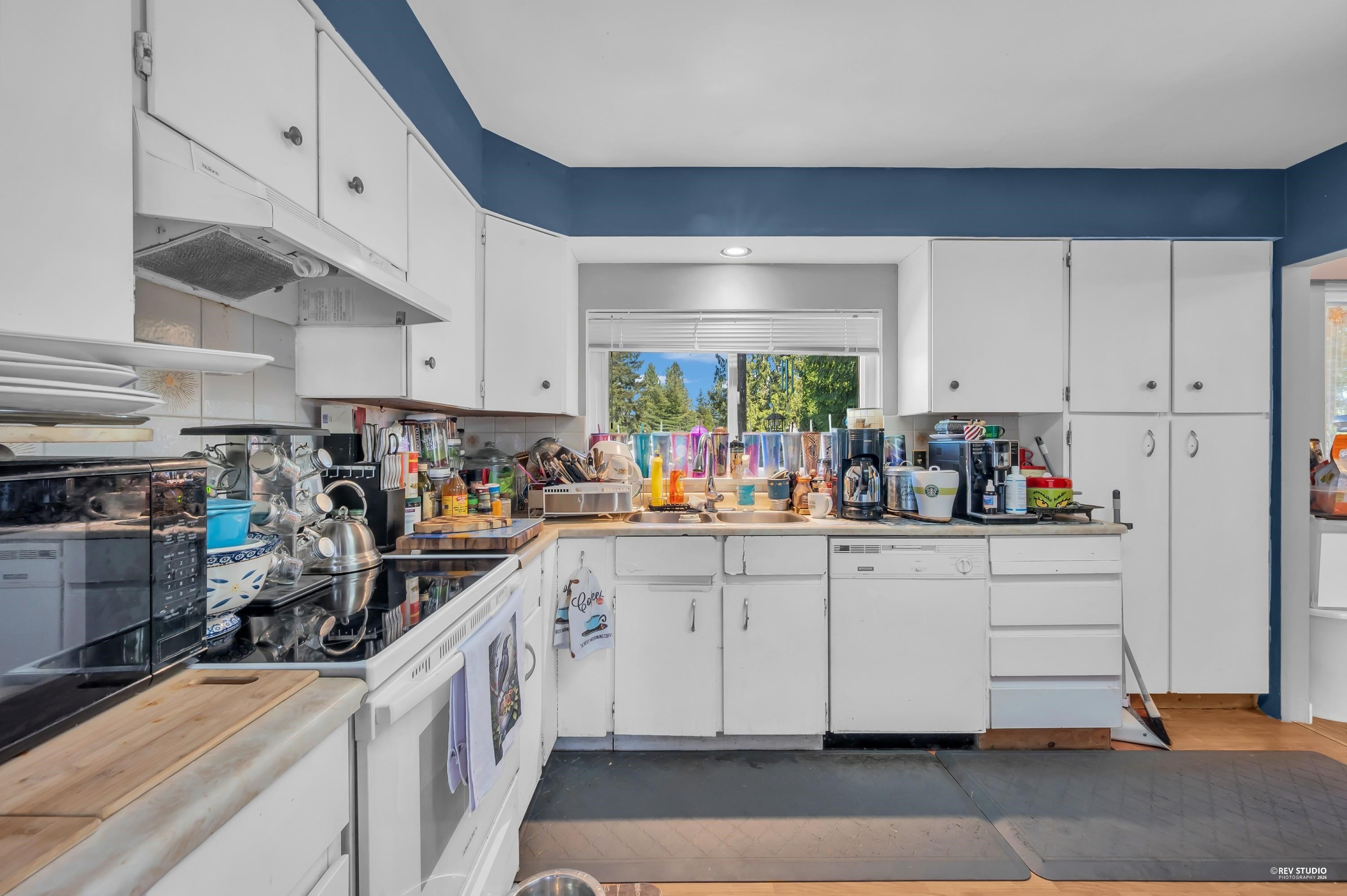 3786 Killarney Street, Port Coquitlam, BC - Indoor Photo Showing Kitchen With Double Sink
