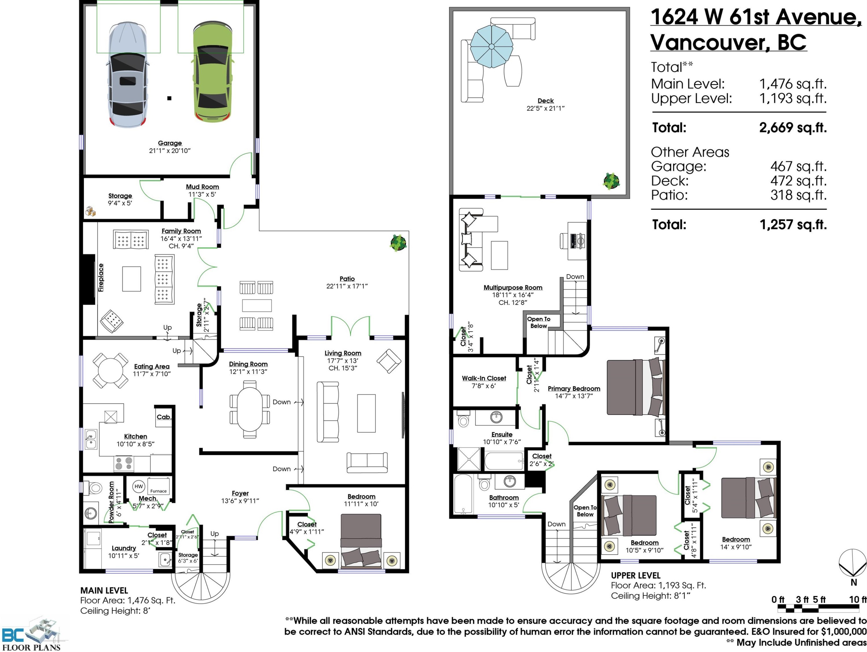 1624 61St Avenue W, Vancouver, BC