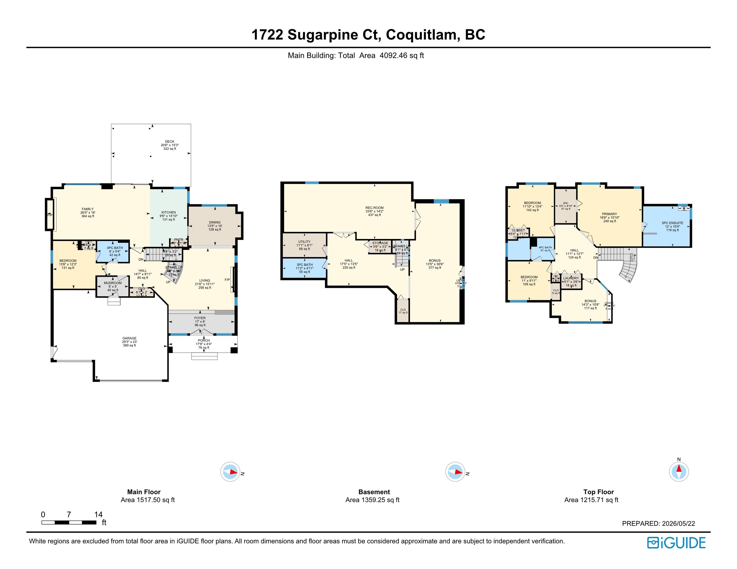 1722 Sugarpine Court, Coquitlam, BC