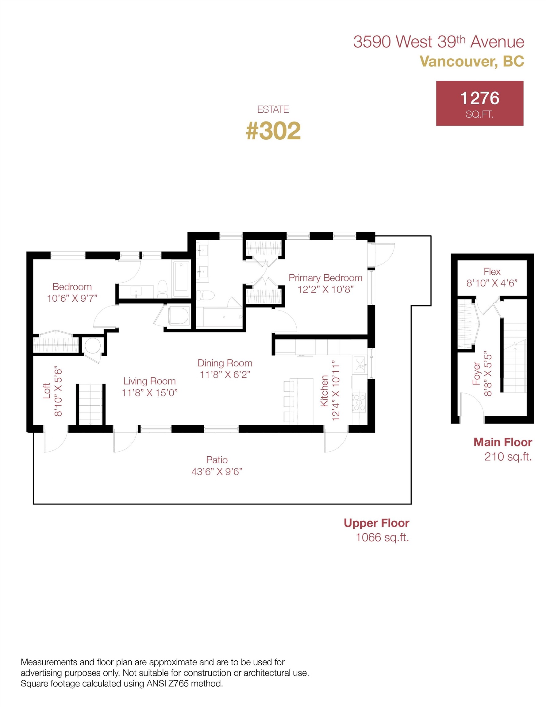 302-3590 39Th Avenue W, Vancouver, BC