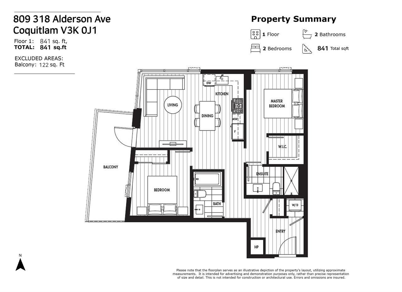 809-318 Alderson Avenue, Coquitlam, BC