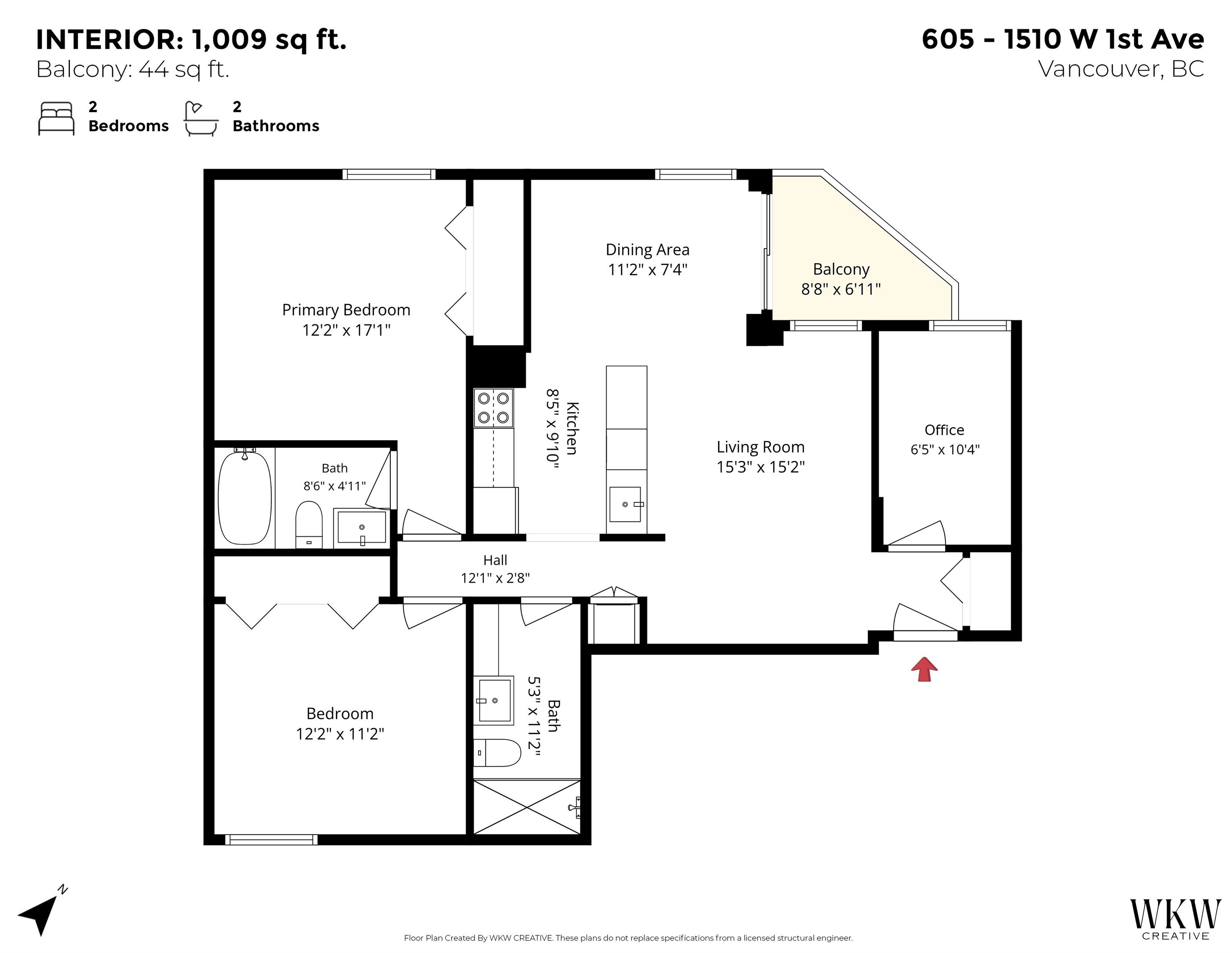 605-1510 1St Avenue W, Vancouver, BC