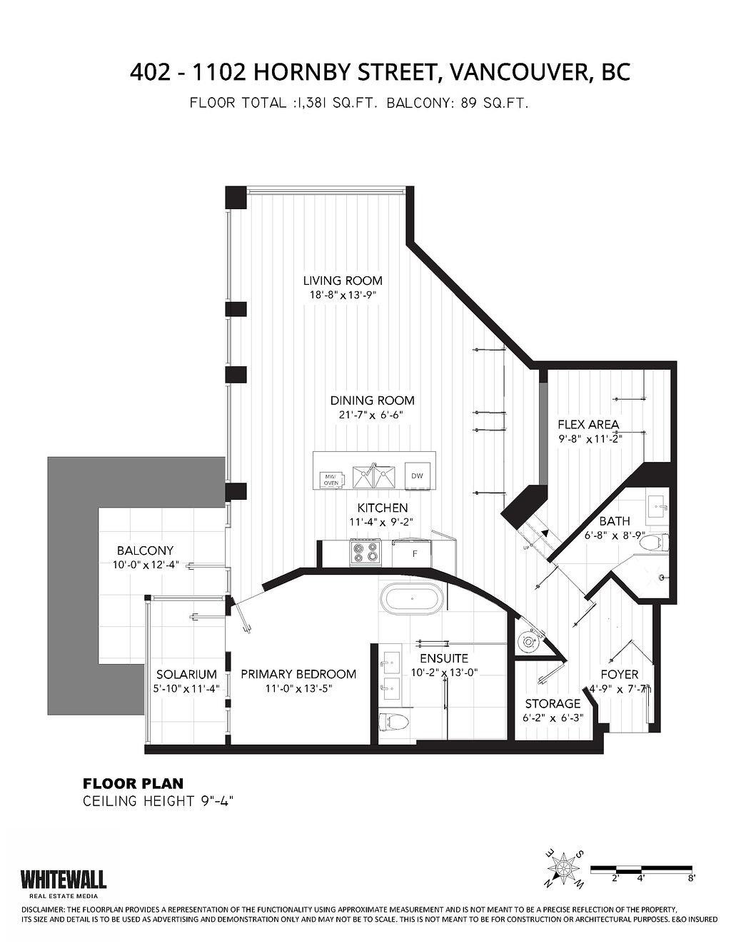 402-1102 Hornby Street, Vancouver, BC