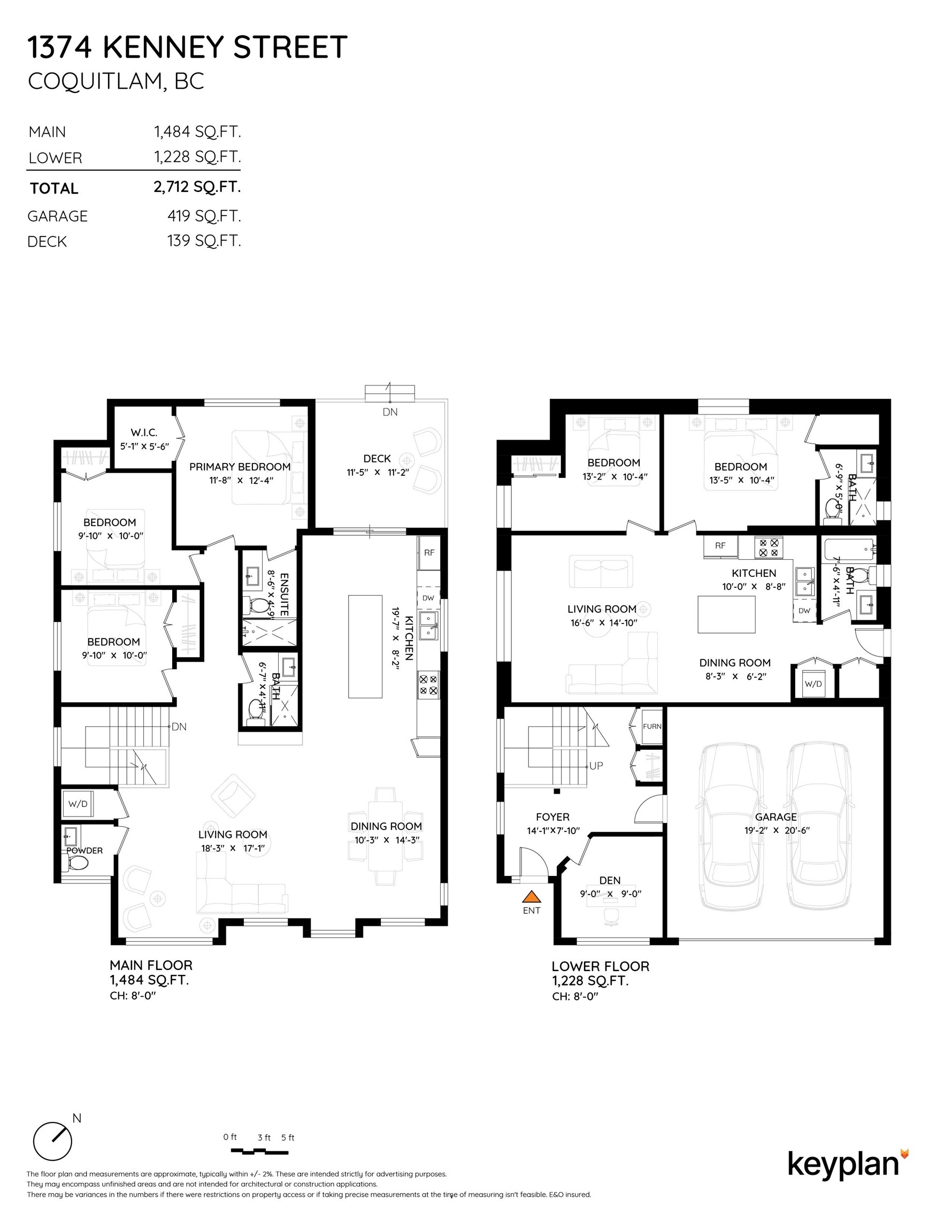 1374 Kenney Street, Coquitlam, BC