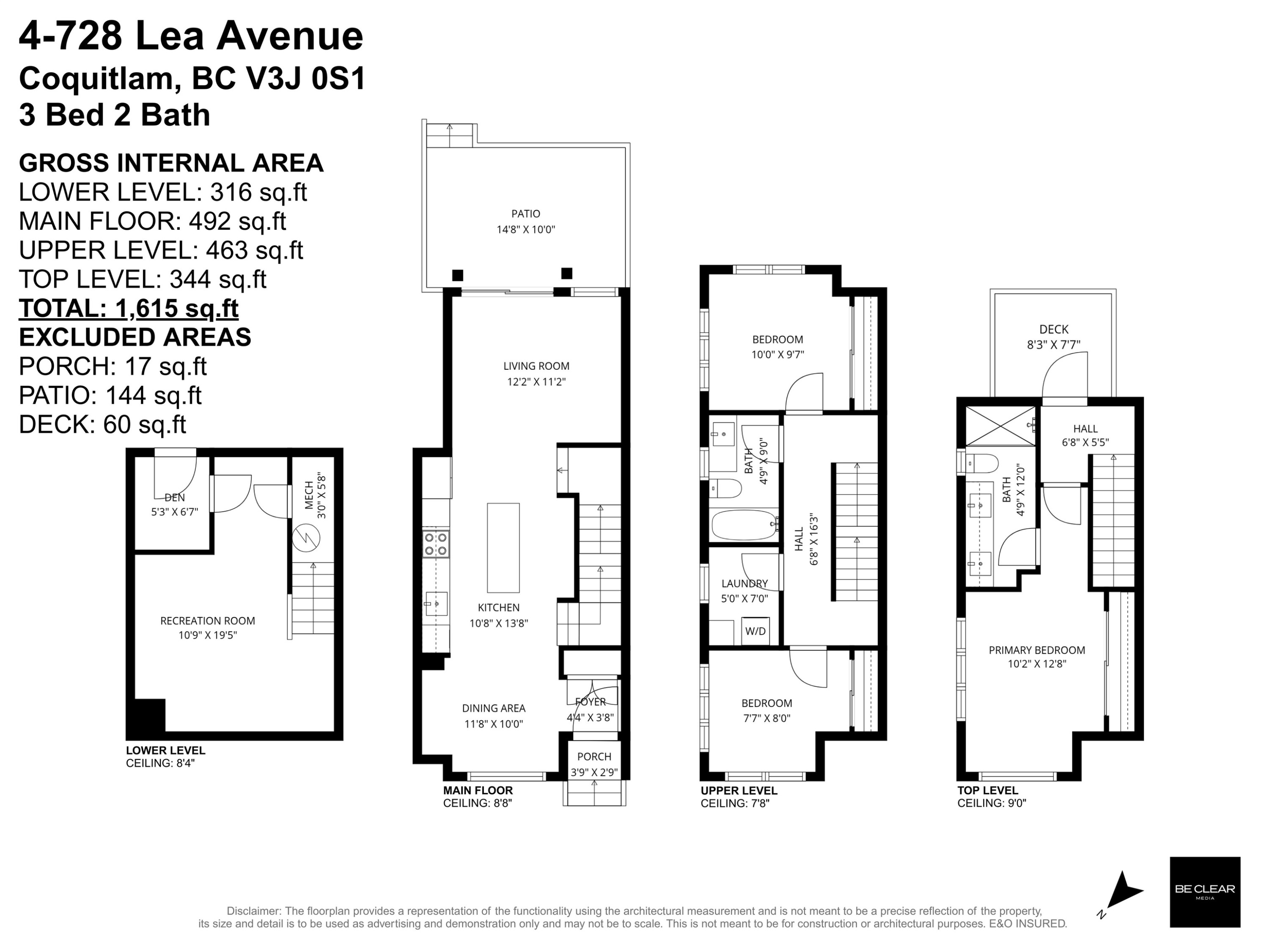 4-728 Lea Avenue, Coquitlam, BC