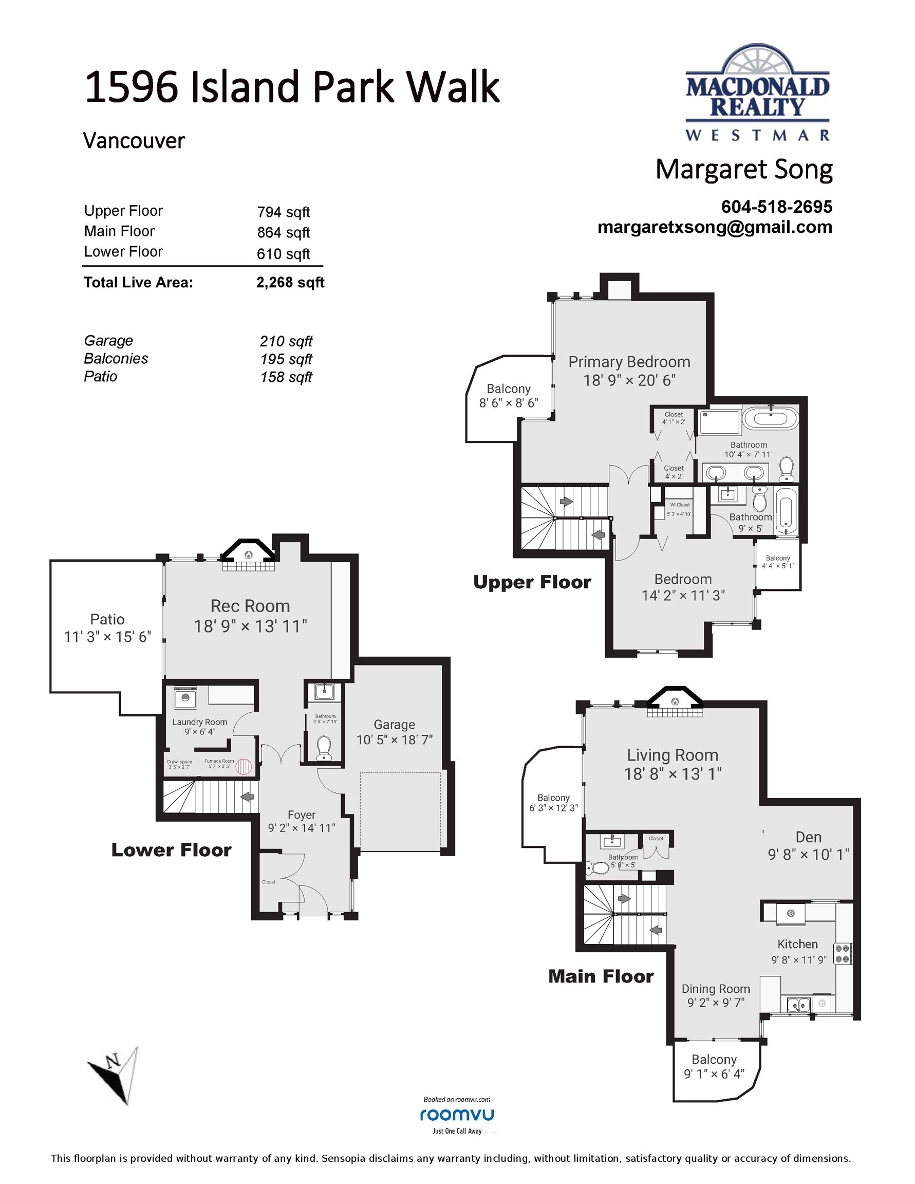 1596 Island Park Walk, Vancouver, BC