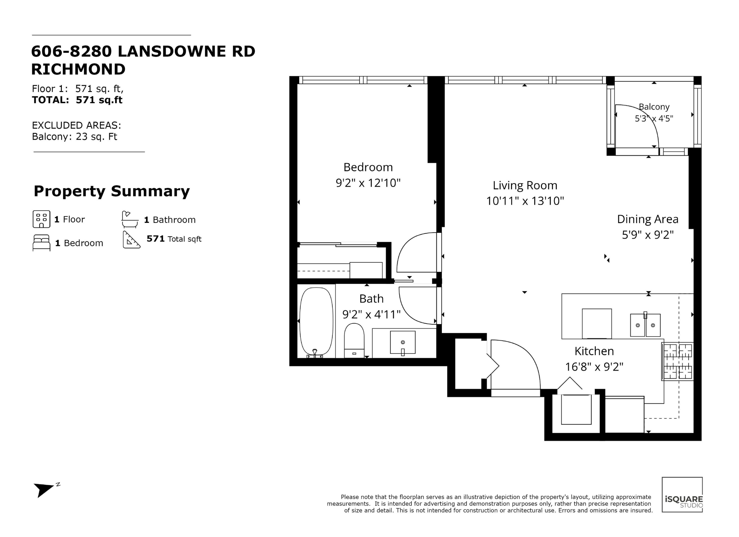 606-8280 Lansdowne Road, Richmond, BC