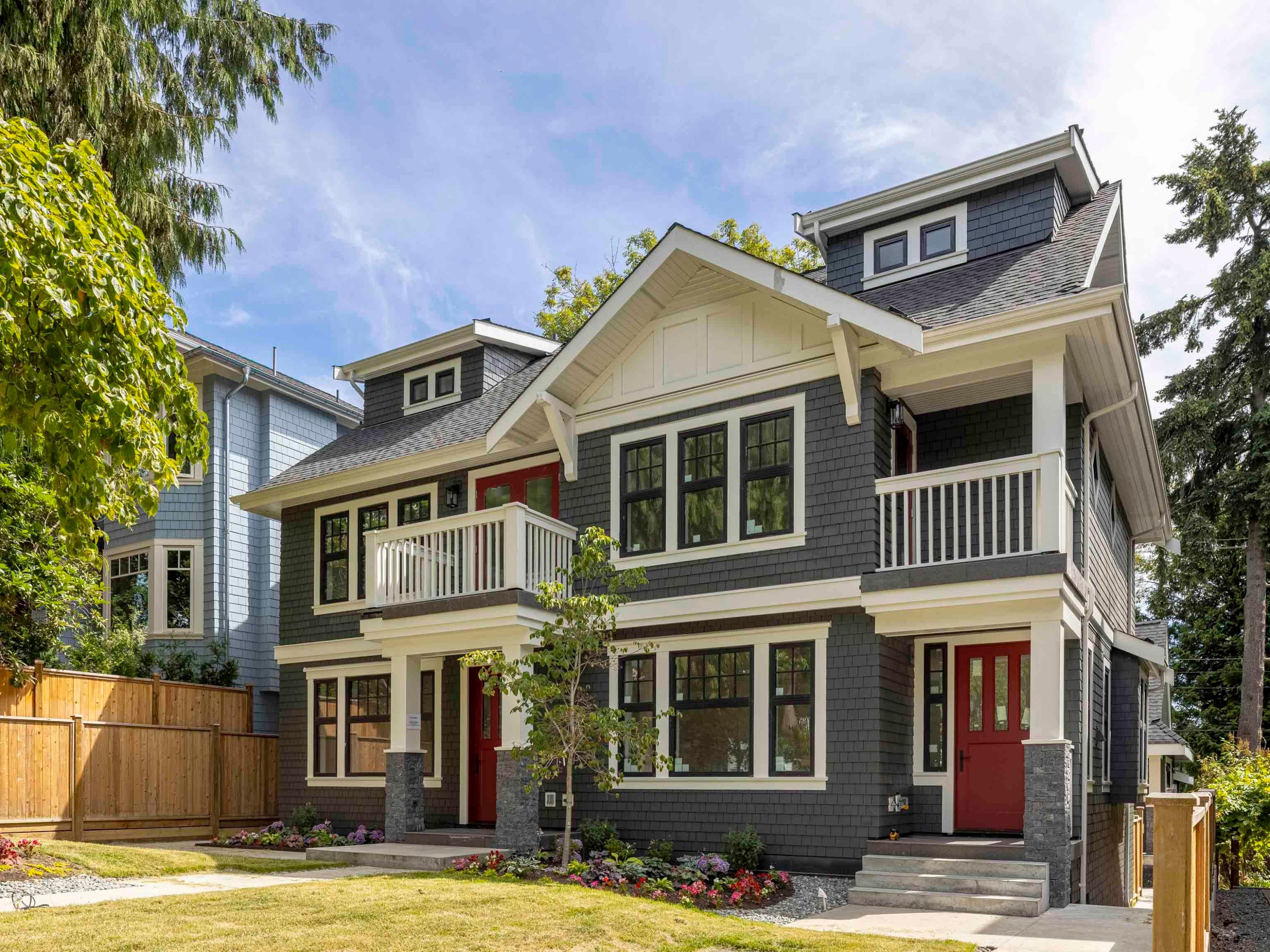 2568 2Nd Avenue W, Vancouver, BC - Outdoor With Balcony With Facade